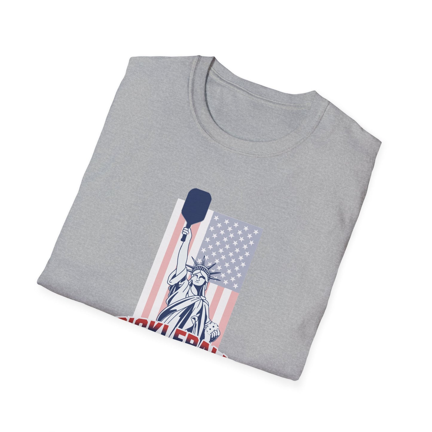 America's Sport with Flag. Pickleball Tee.