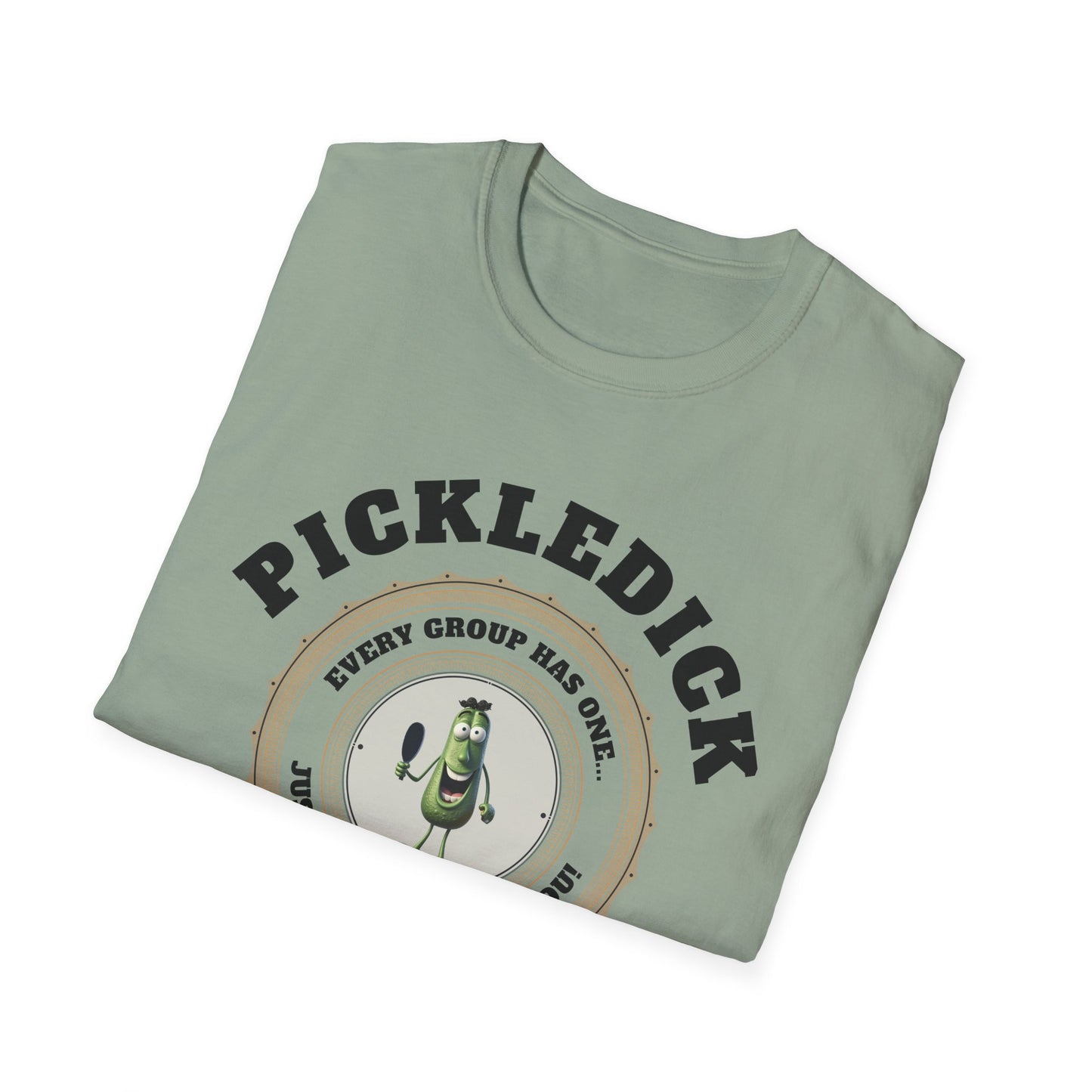 PickleDick.  Pickleball Tee.
