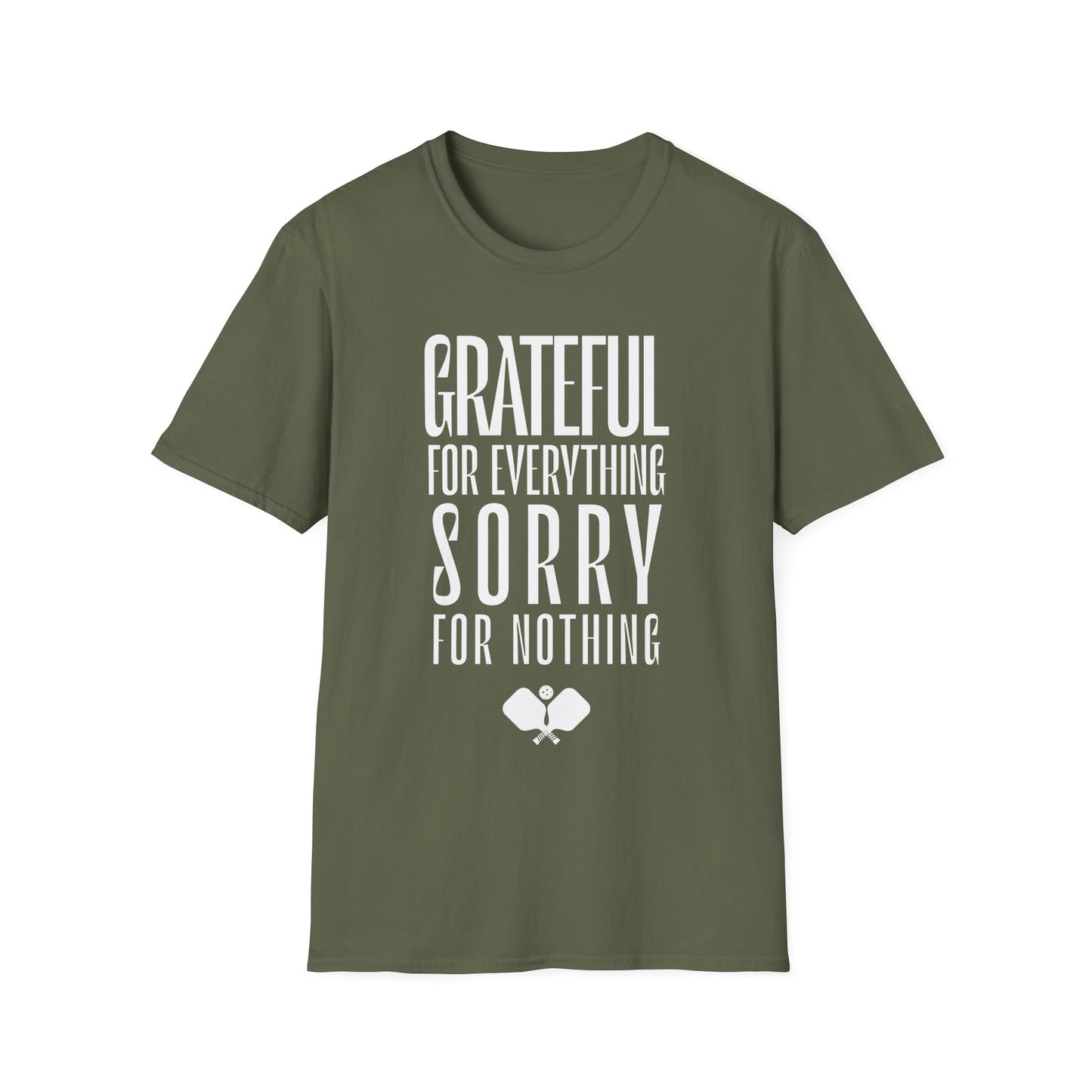 Grateful for Everything Pickleball Tee.
