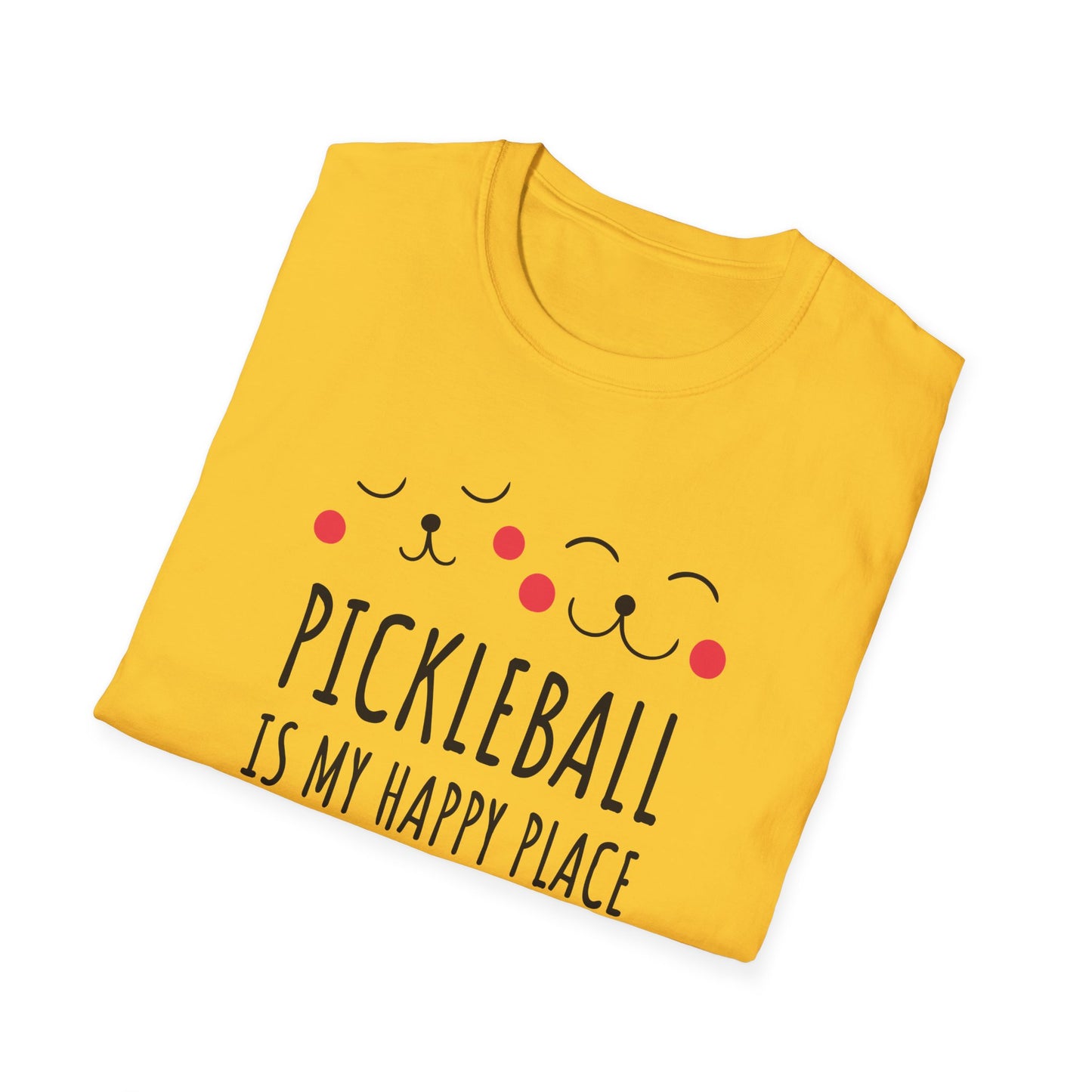 Pickleball is My Happy Place. Pickleball Tee.