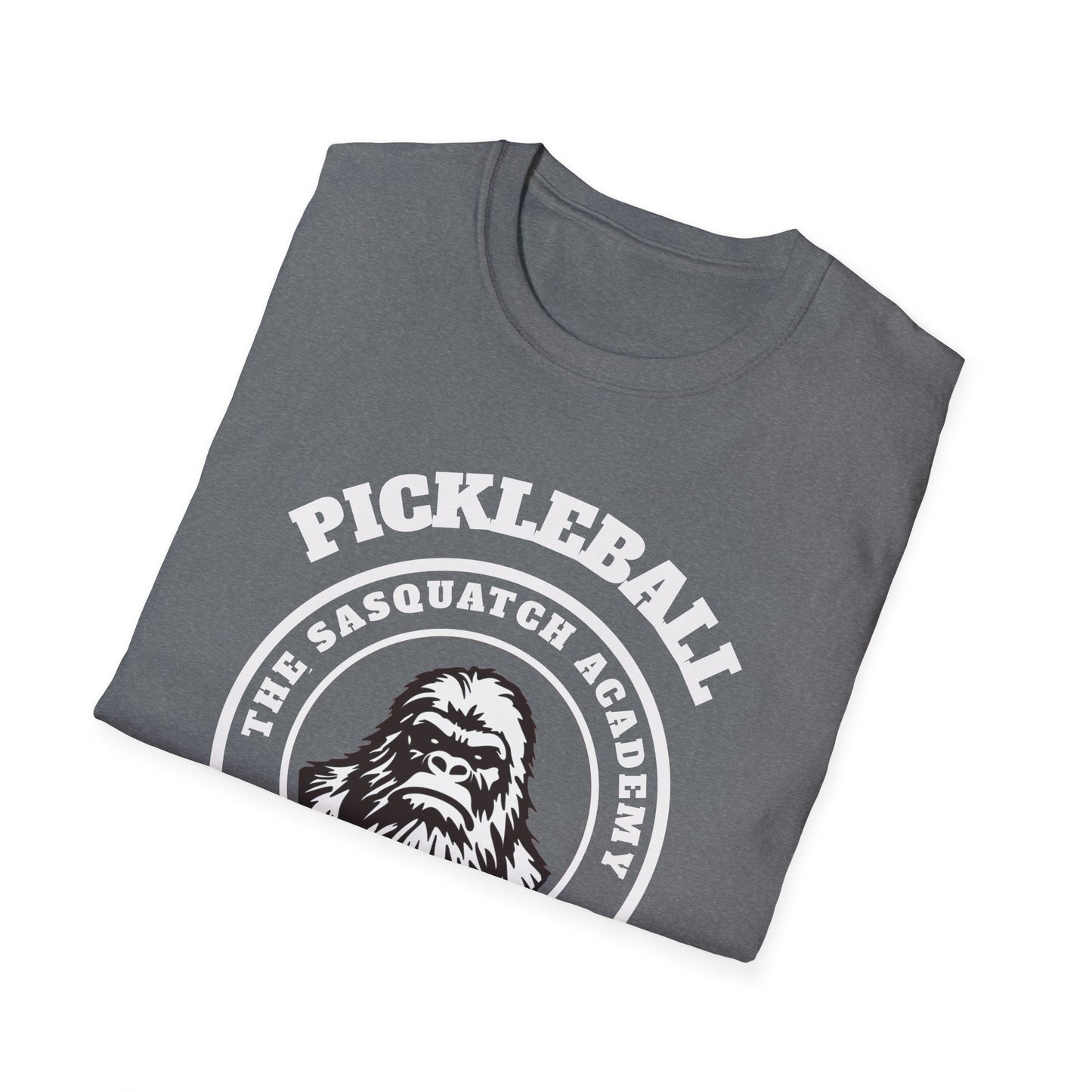 The Sasquatch Academy of Kitchen Domination. Pickleball Tee.