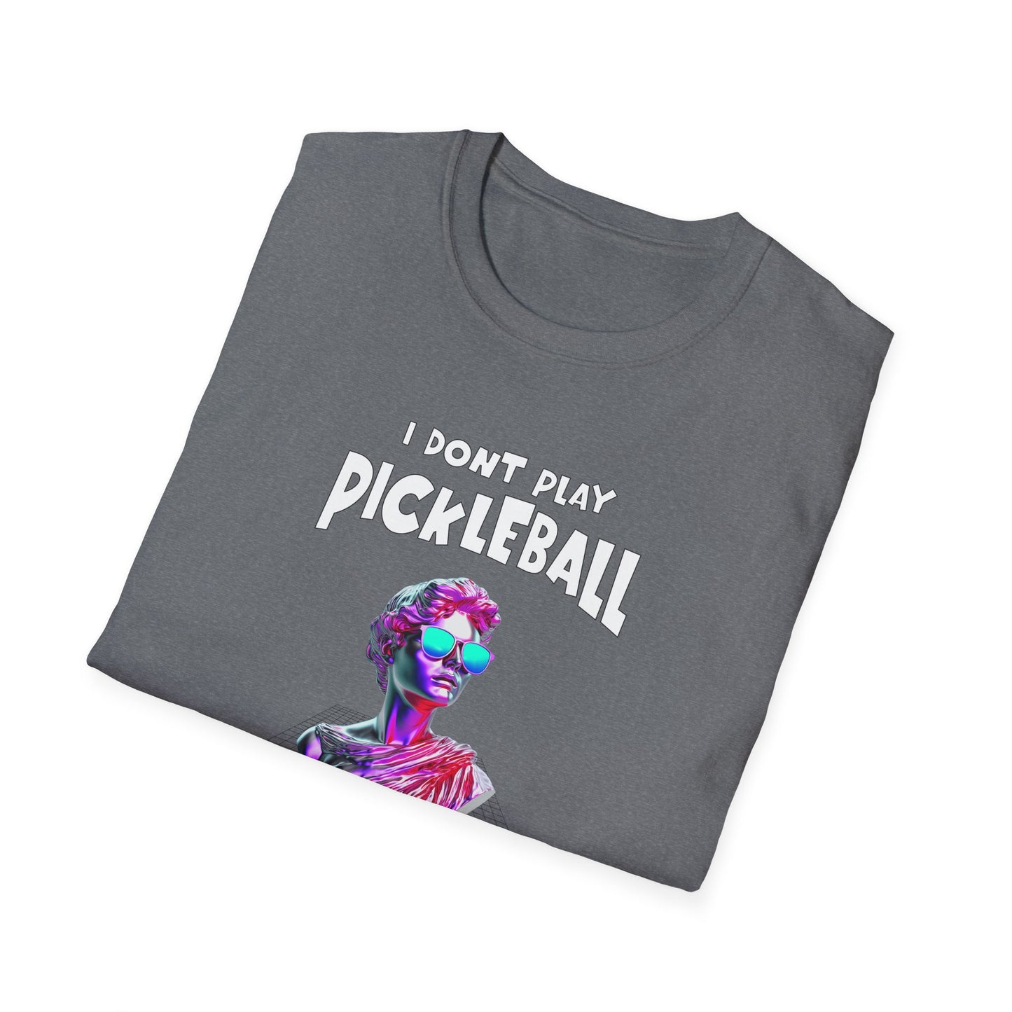I Don't Play Pickleball Because (female). Pickleball Tee.