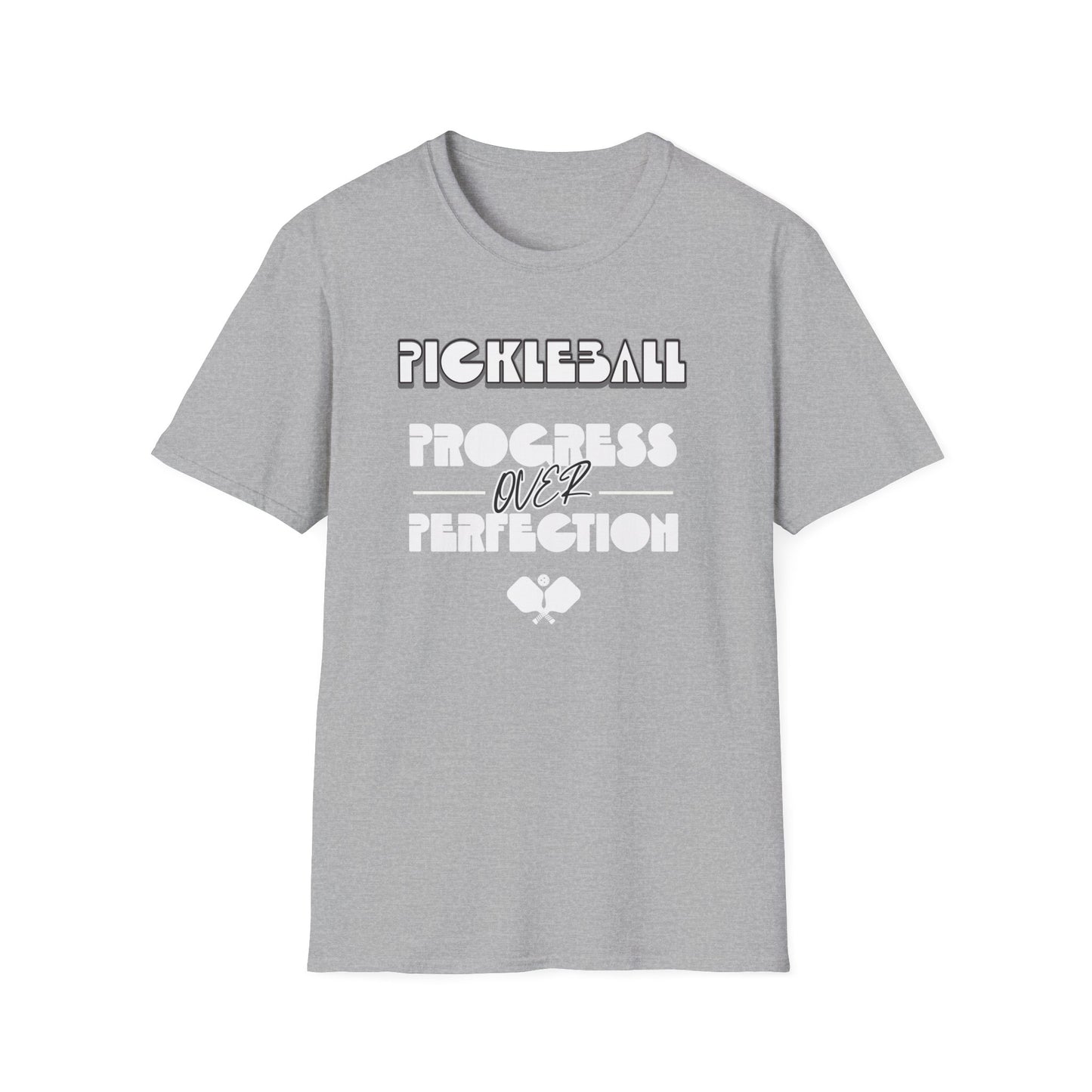 Progress over Perfection.  Pickleball Tee.