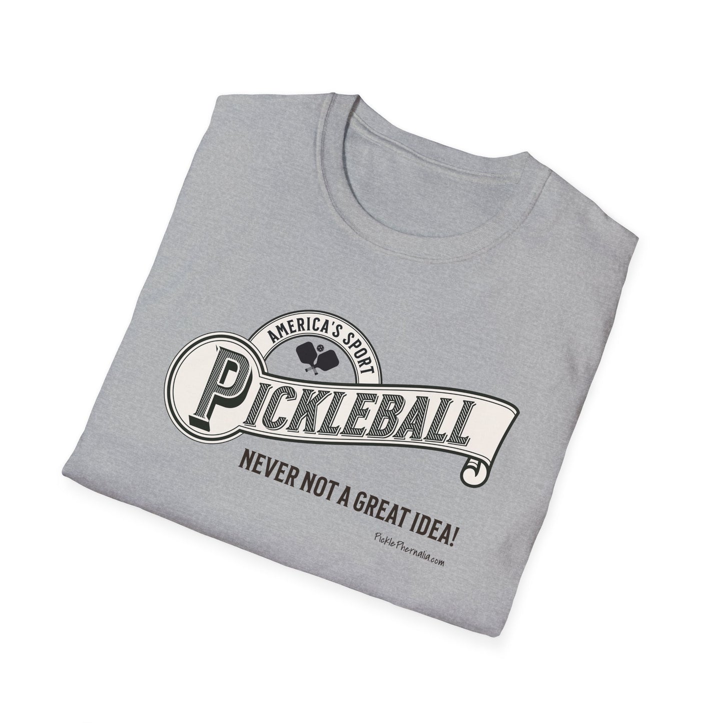 Am Sport; Never Not Pickleball Tee.