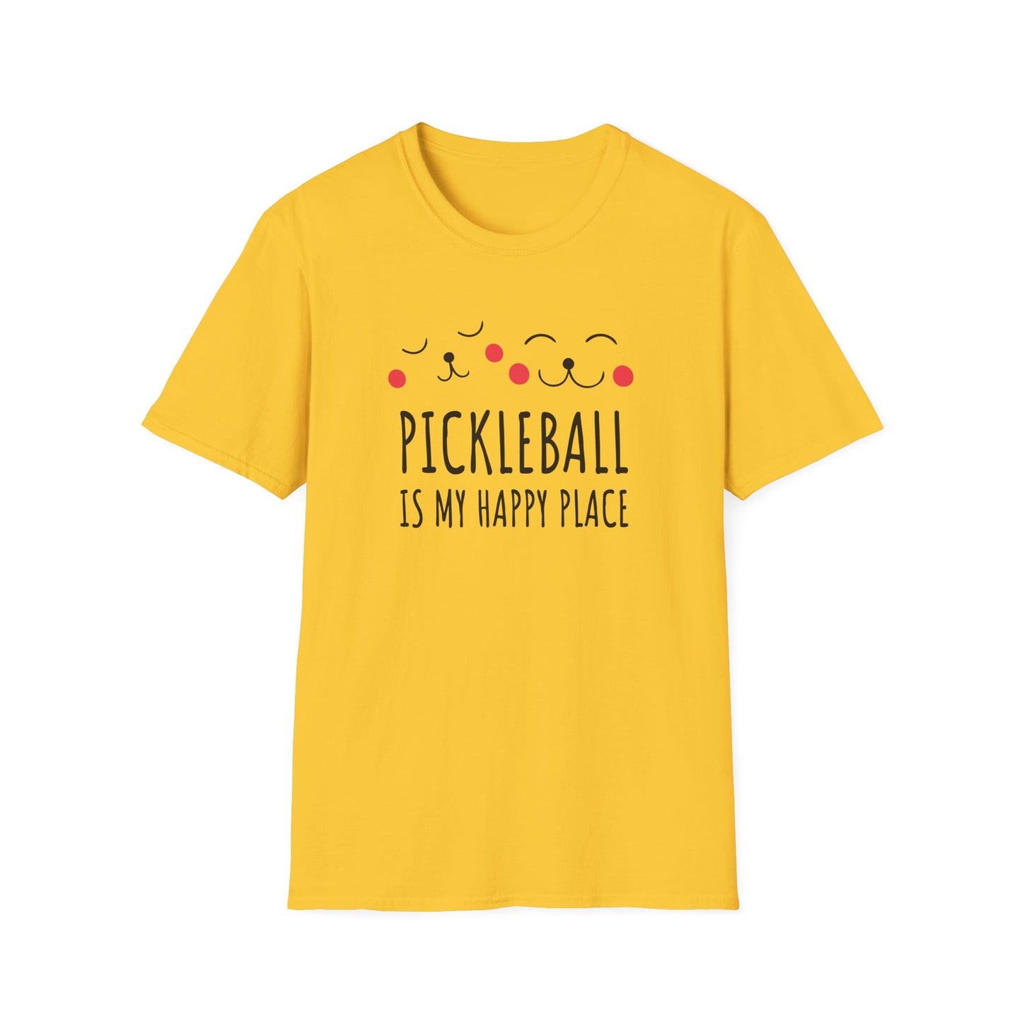 Pickleball is My Happy Place. Pickleball Tee.
