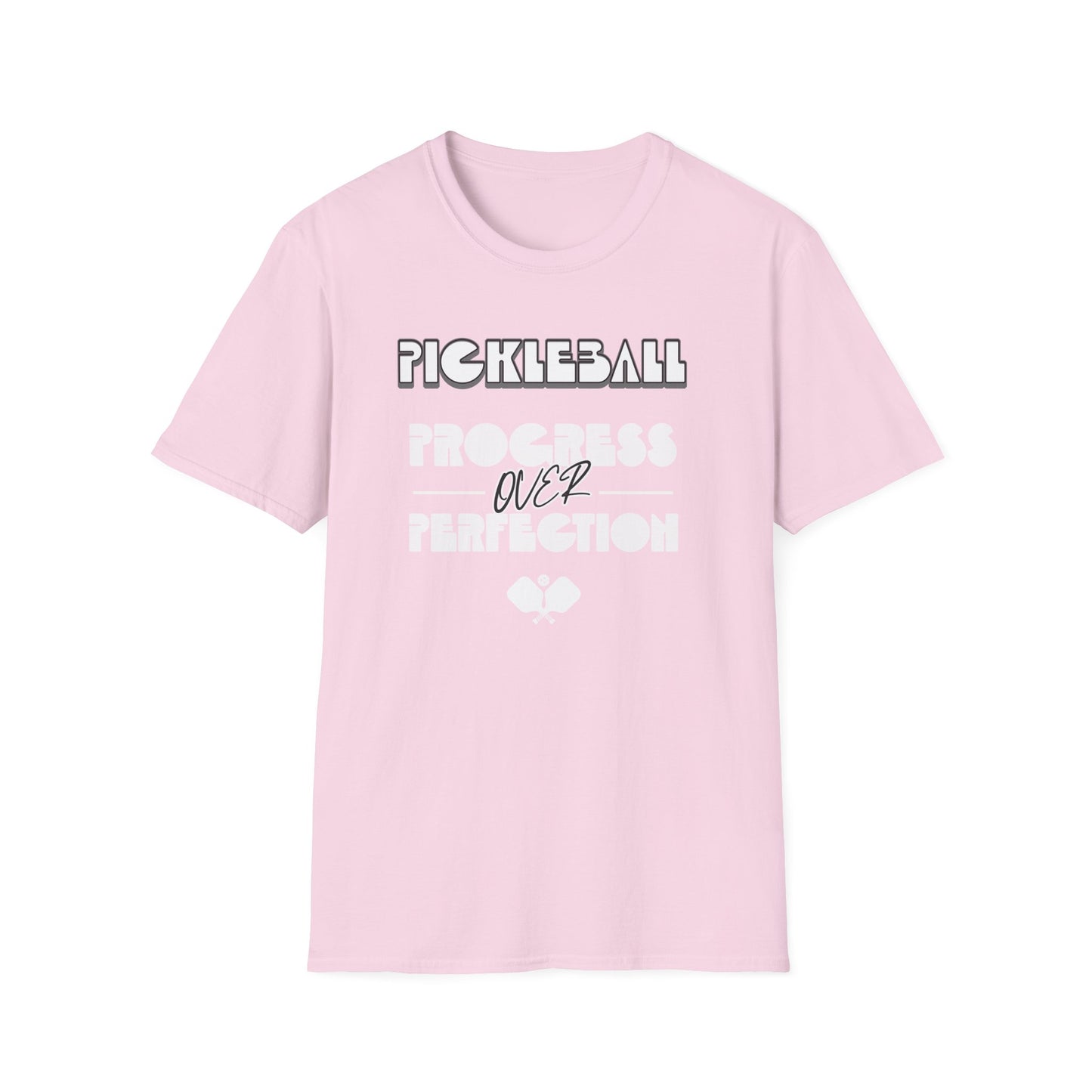 Progress over Perfection.  Pickleball Tee.