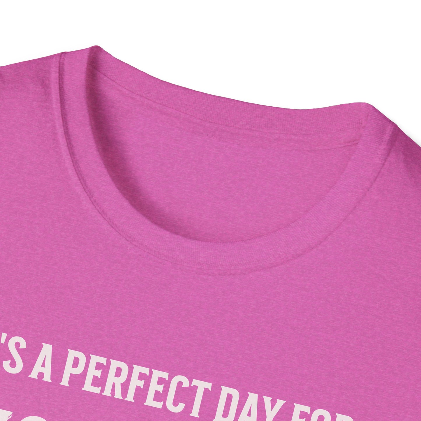 It's A Perfect Day For Pickleball. Unisex Softstyle T-Shirt
