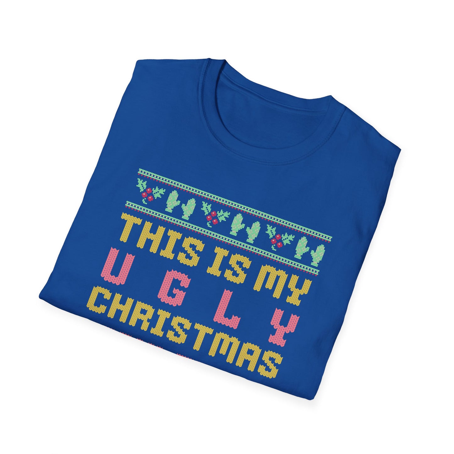 This is My Ugly Christmas Pickleball T-Shirt. Pickleball Tee.