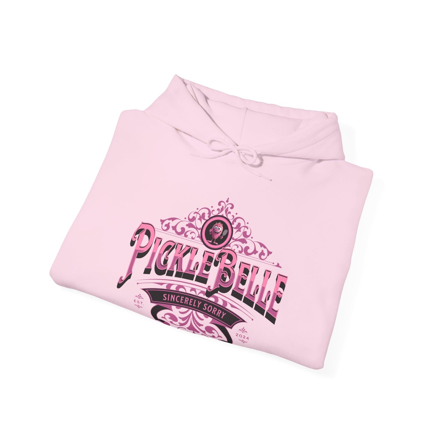 Picklebelle. Pickleball.. Unisex Heavy Blend™ Hooded Sweatshirt