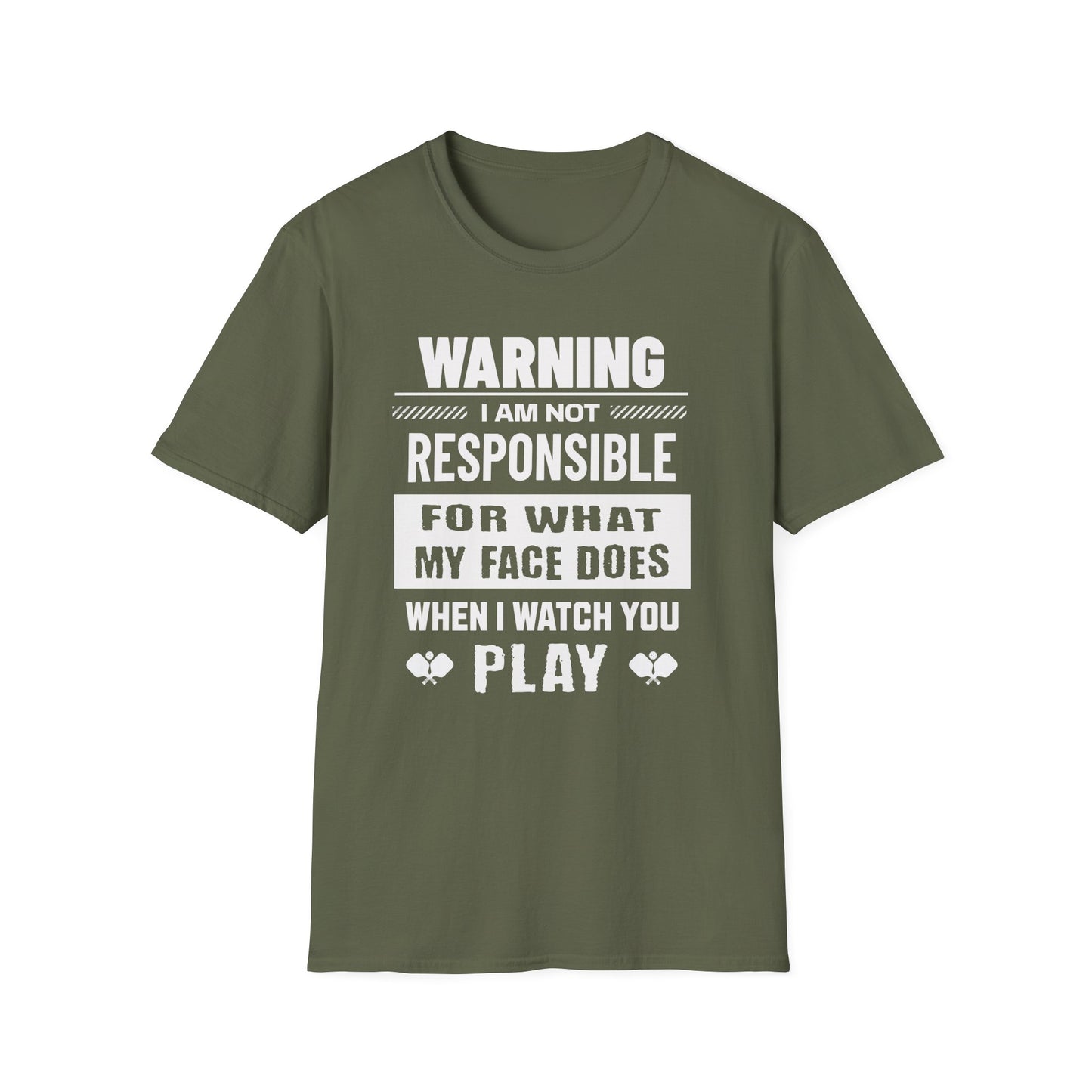 Warning. I Am Not responsible.  Pickleball Tee.