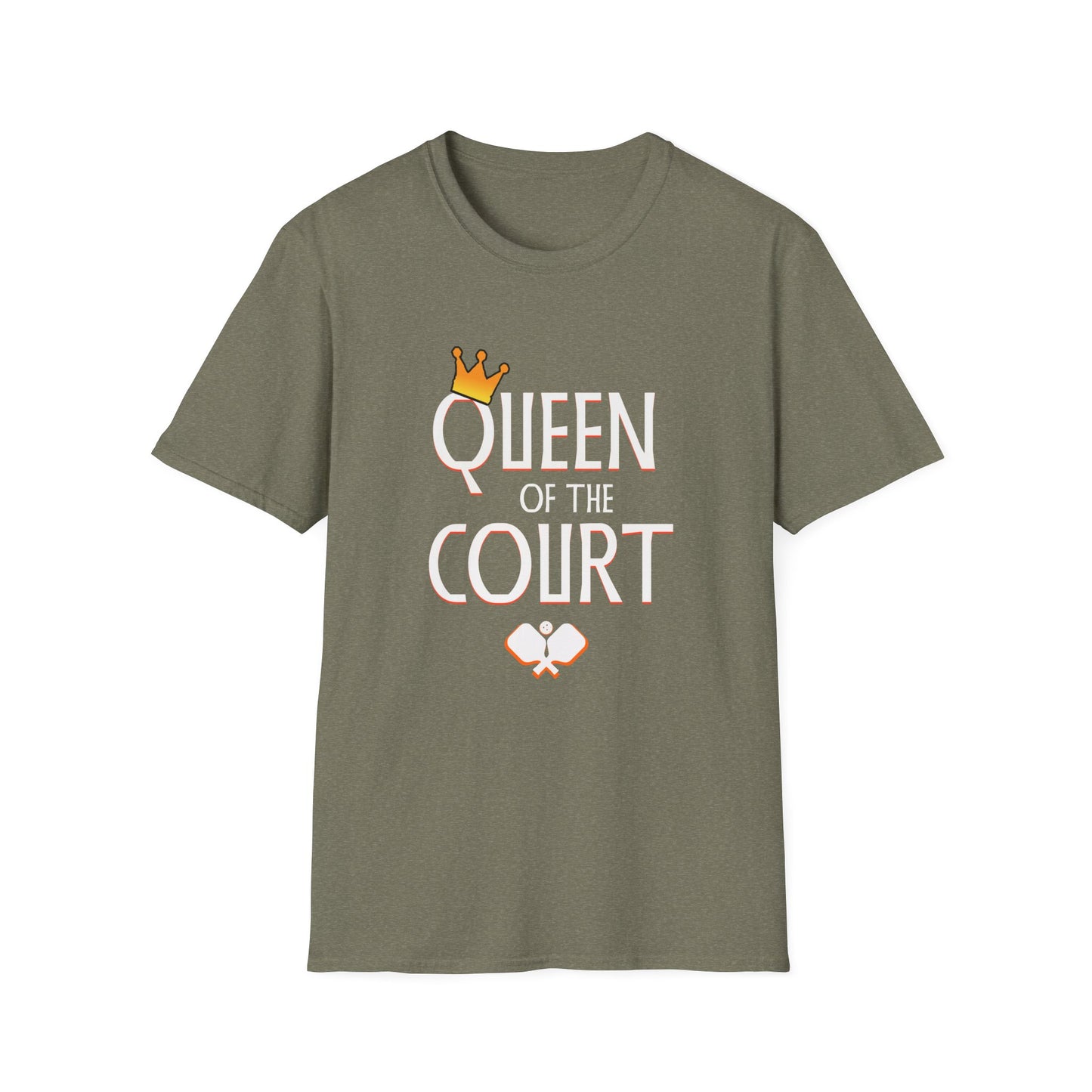 Queen of The Court. Pickleball Tee.