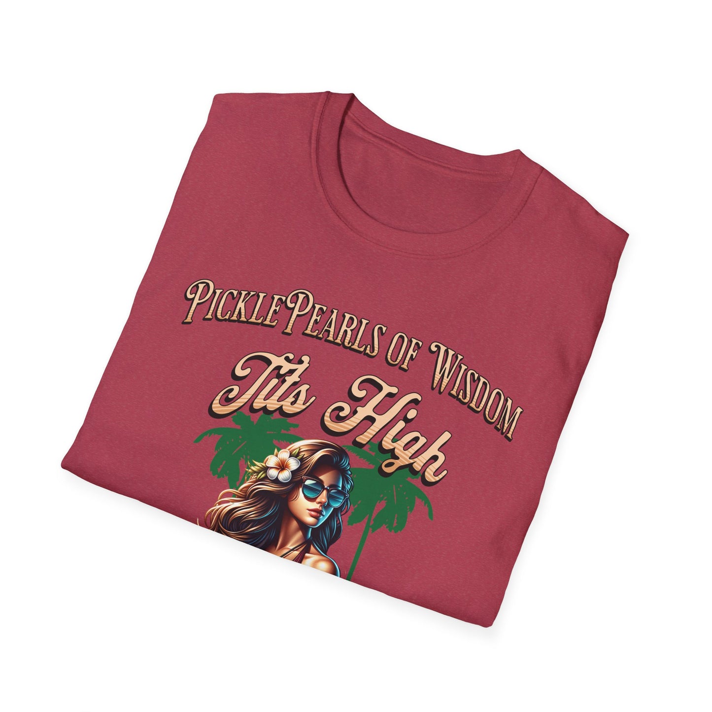 PicklePearls Of Wisdom. Pickleball Tee.