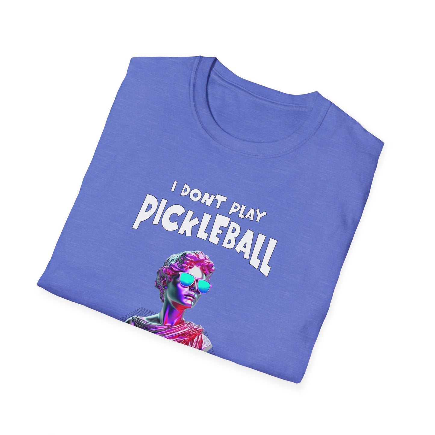 I Don't Play Pickleball Because (female). Pickleball Tee.