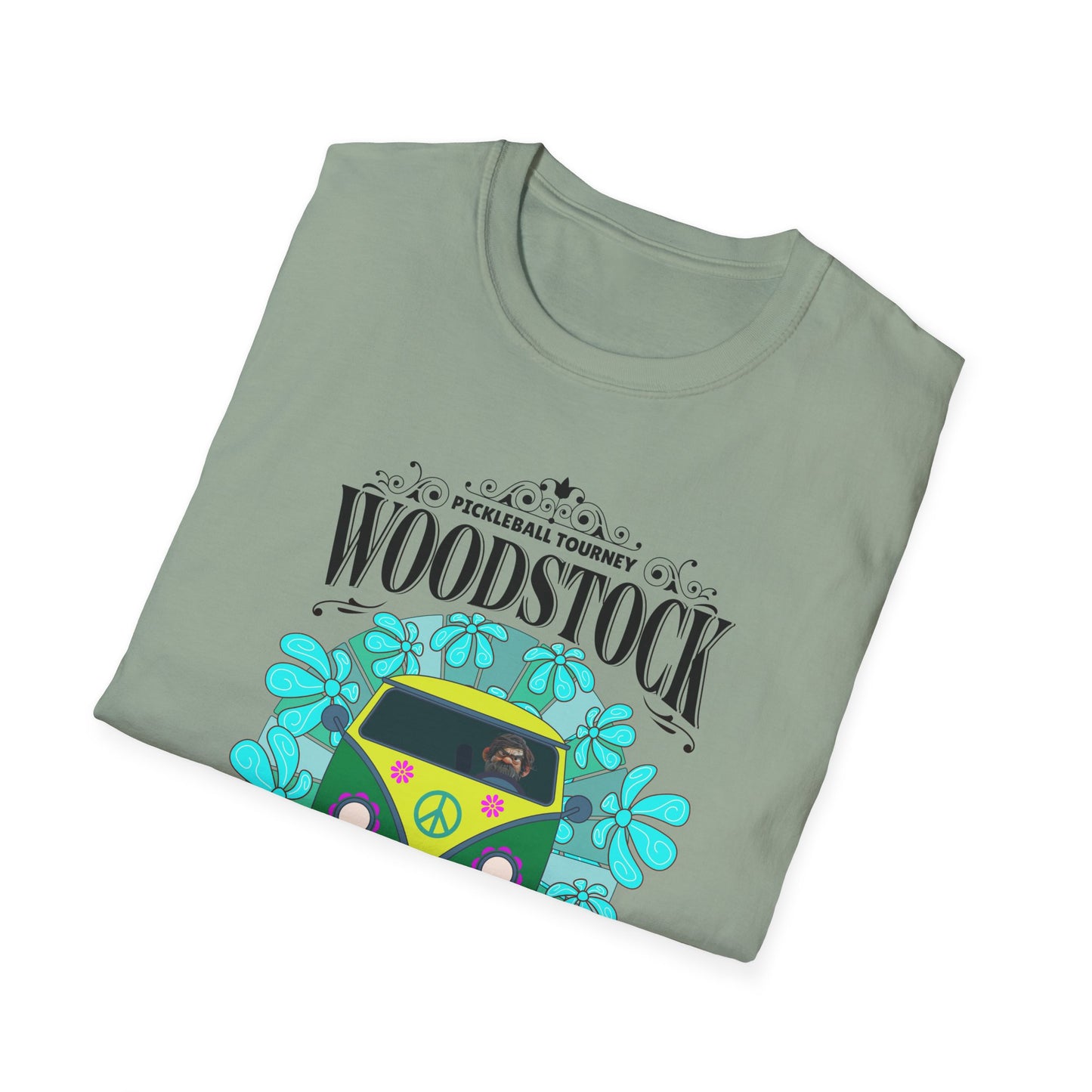 Woodstock. 3 Days of Pickleball. Pickleball Tee.