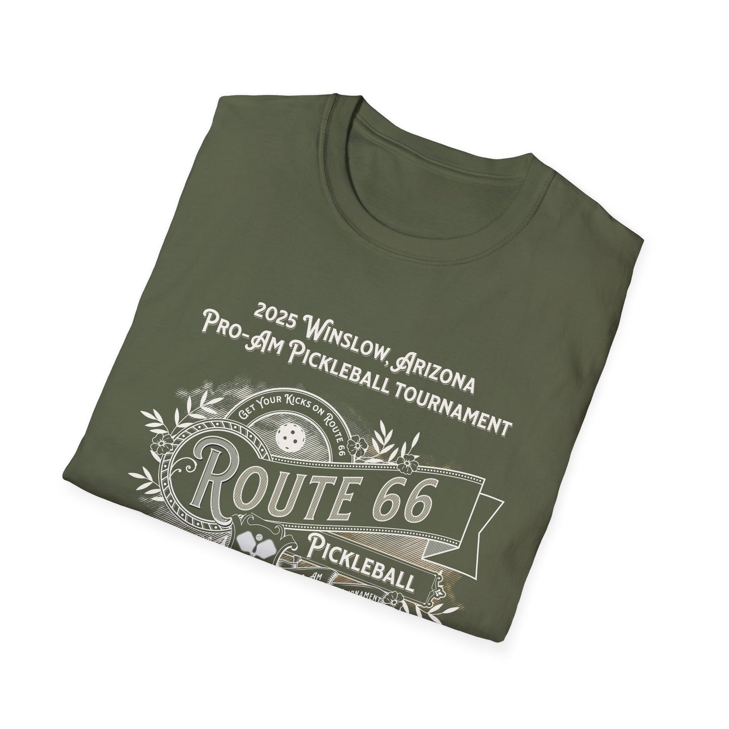 Winslow Arizona Pro-Am. Pickleball Tee.
