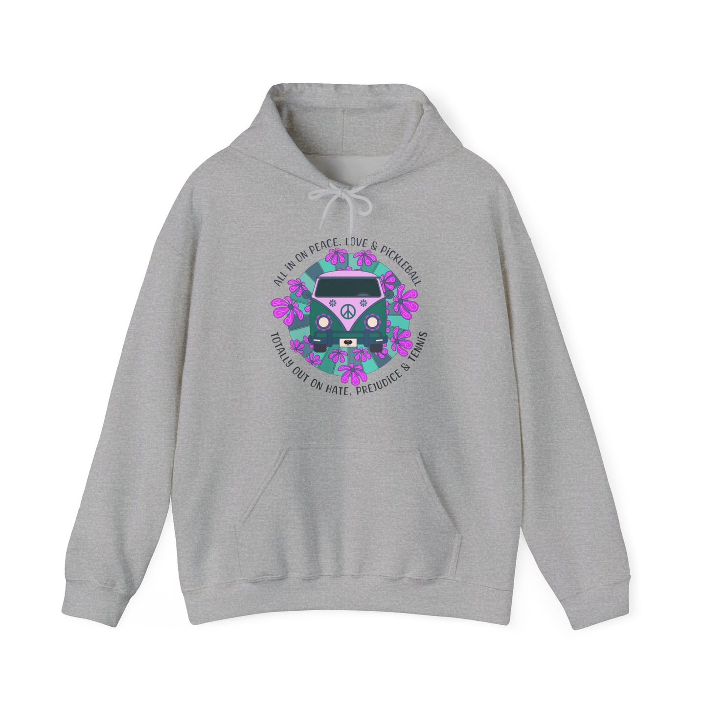 All In; Totally Out Pickleball Hoodie.