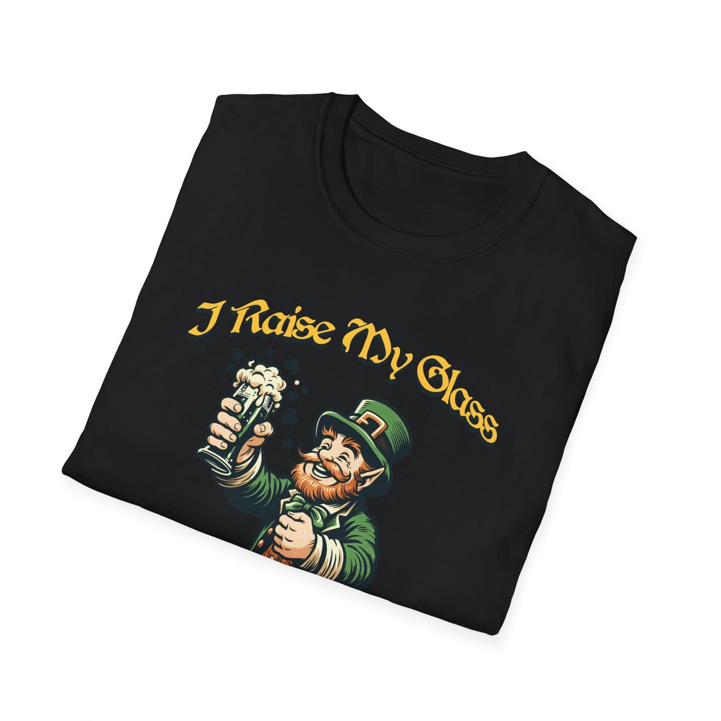 I Raise My Glass. Pickleball Tee.