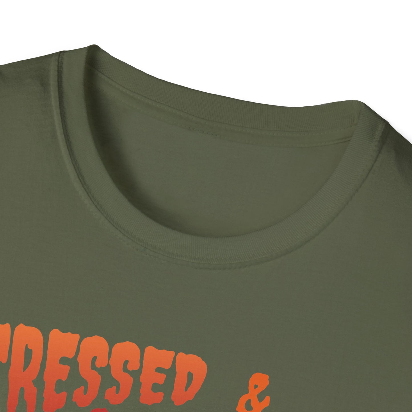 Stressed & Can't Rest. Possessed. Pickleball Tee.