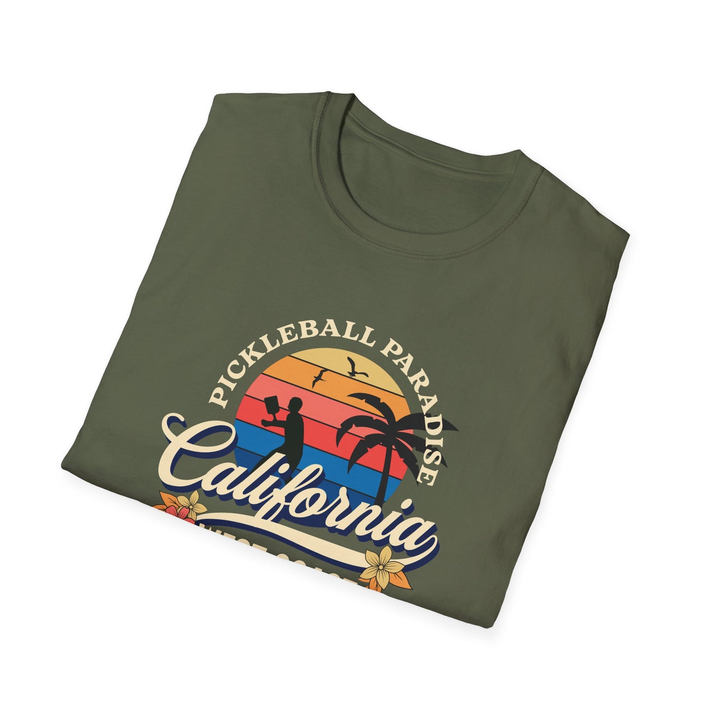 Pickleball Paradise.  Pickleball Tee.