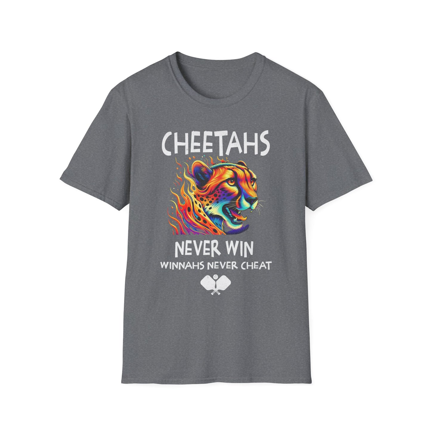 Cheetahs Never Win. Pickleball Tee.