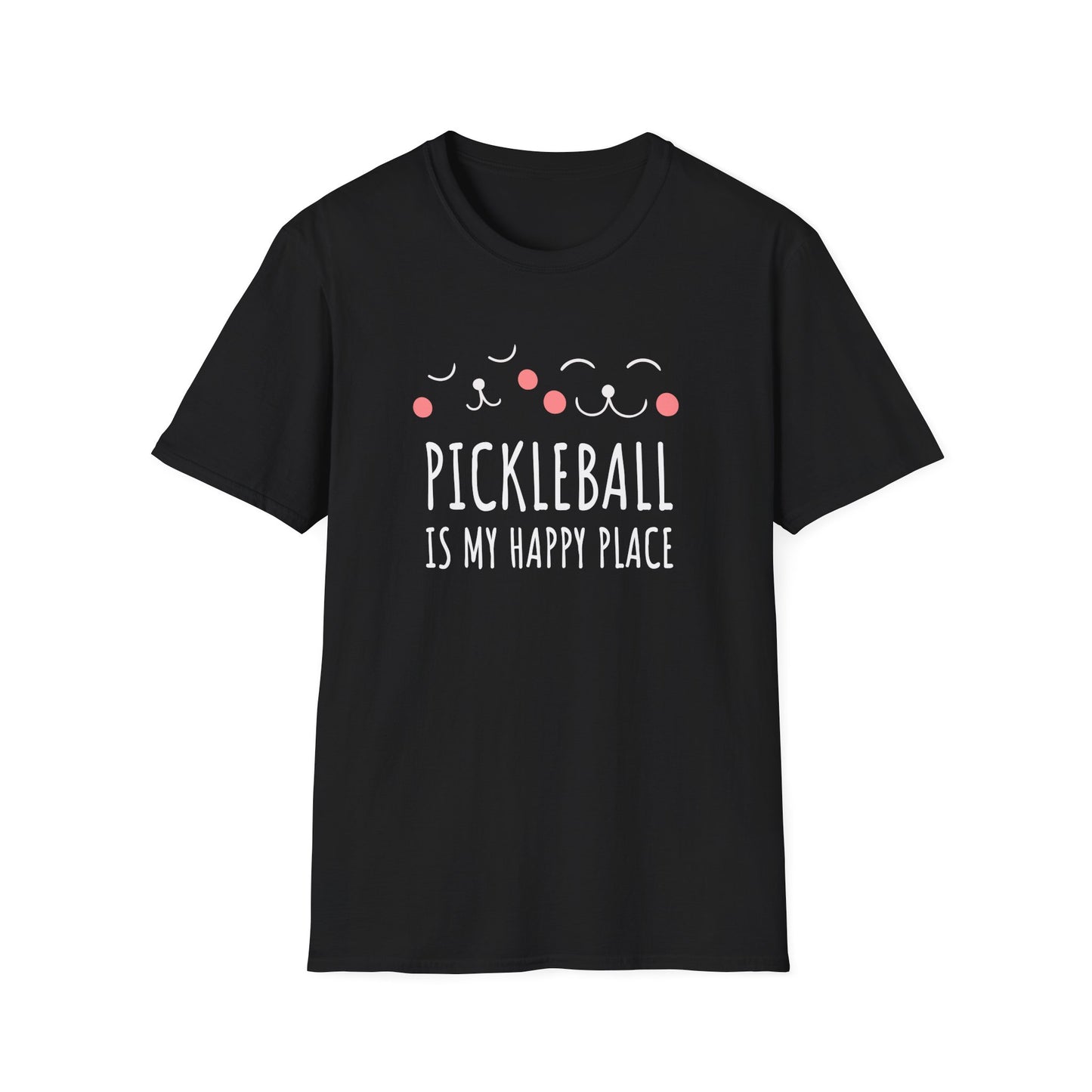 Pickleball is My Happy Place. Pickleball Tee.