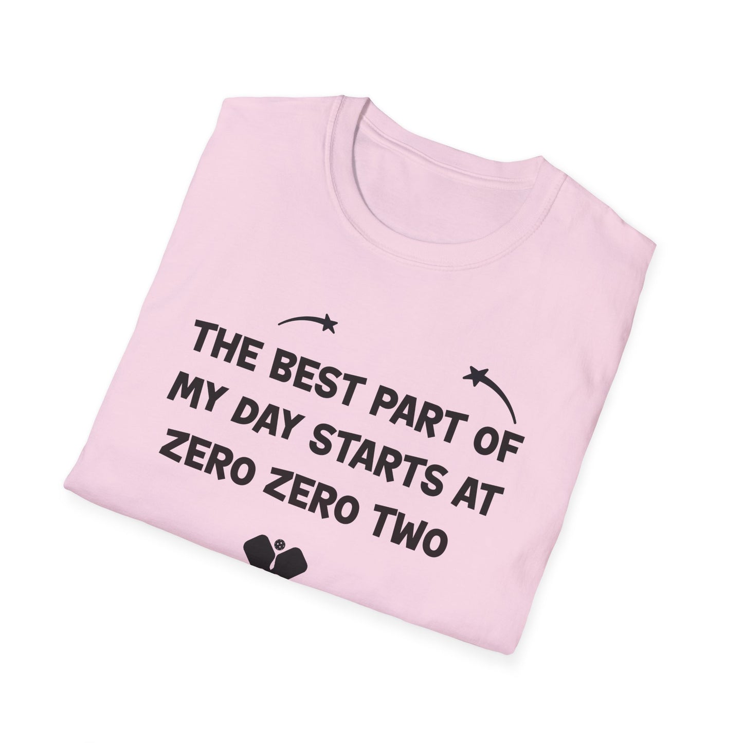 The Best Part of My Day Starts at.  Pickleball Tee.