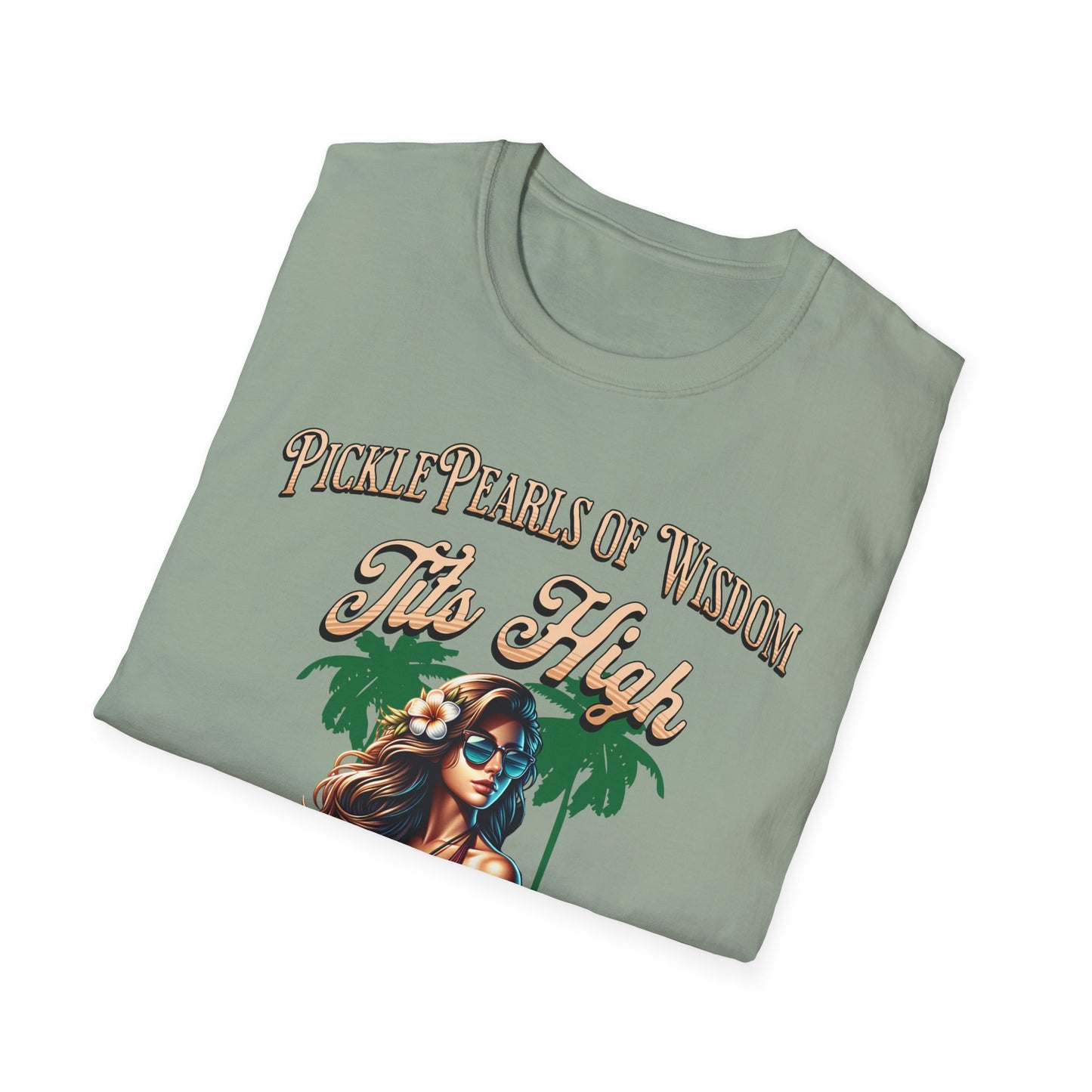PicklePearls Of Wisdom. Pickleball Tee.