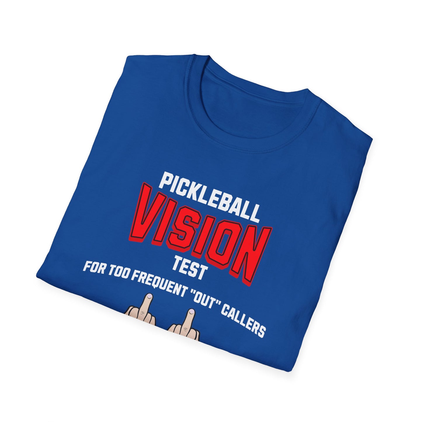Pickleball Vision Test. Pickleball Tee.