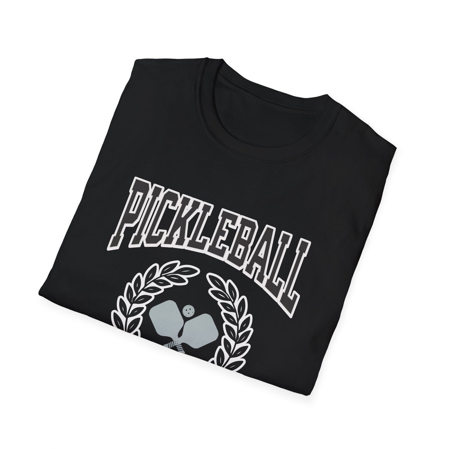 Pickleball with wreath. Pickleball Tee.