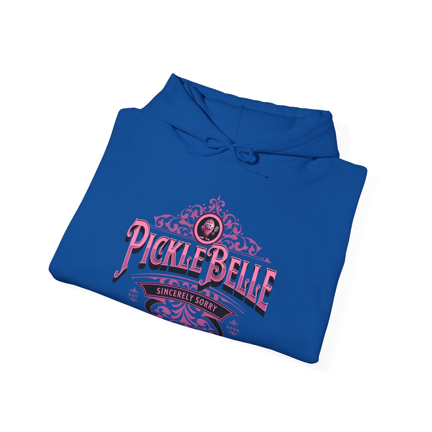 Picklebelle. Pickleball.. Unisex Heavy Blend™ Hooded Sweatshirt