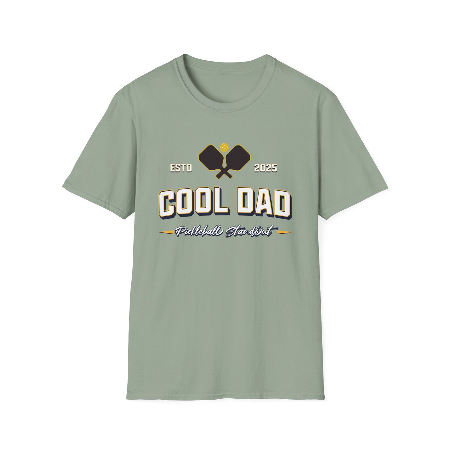 Cool Dad. Pickleball Tee.