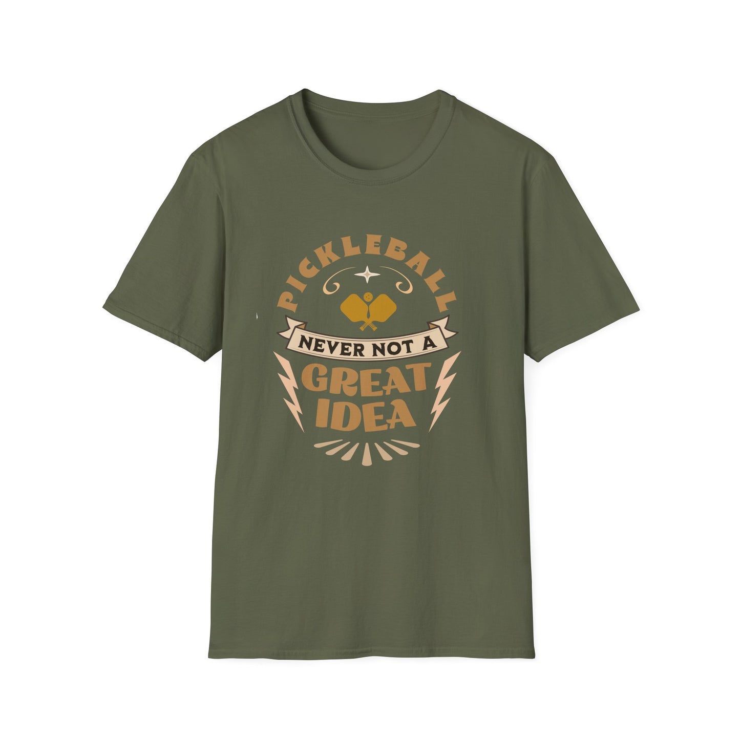 Never Not A Great Idea. Pickleball Tee.