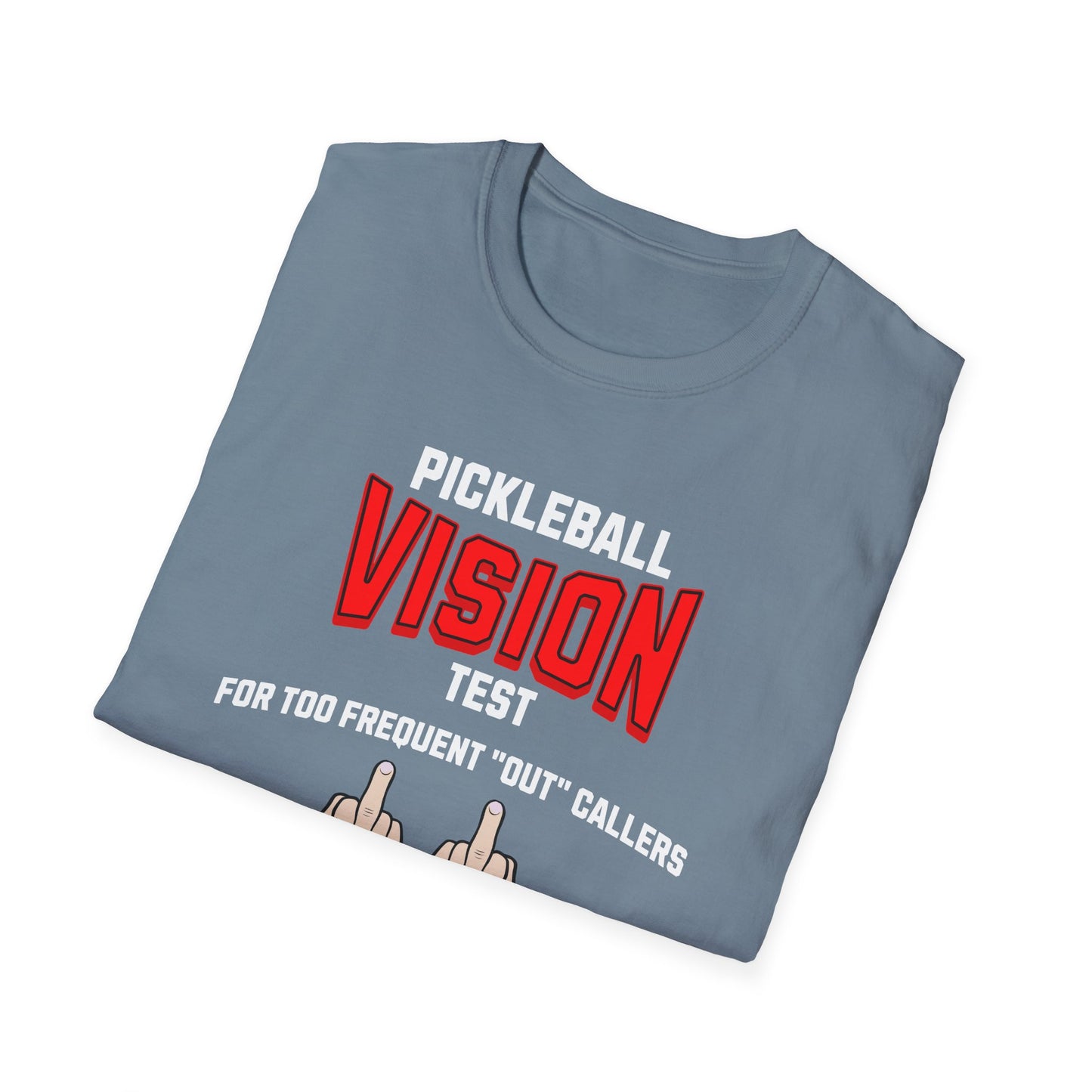 Pickleball Vision Test. Pickleball Tee.
