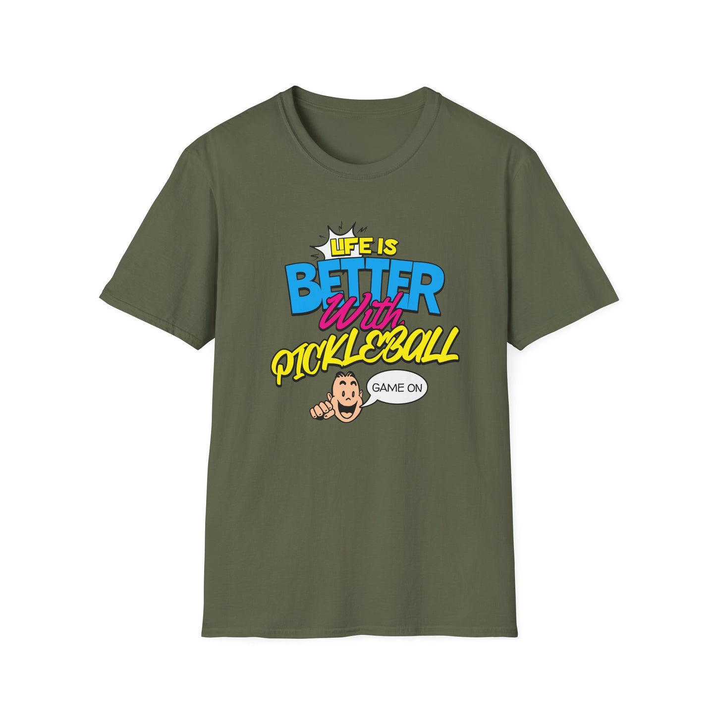 Life is Better. Pickleball Tee.