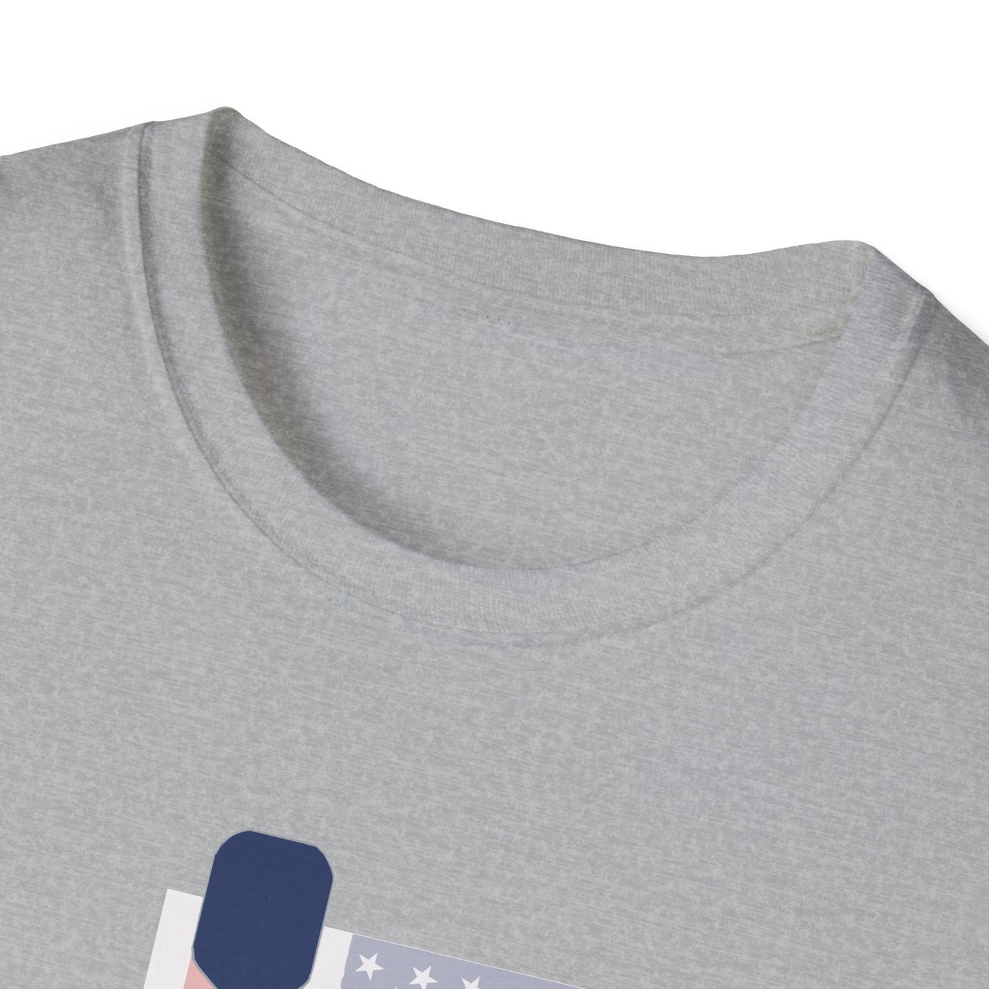 America's Sport with Flag.  Pickleball Tee.