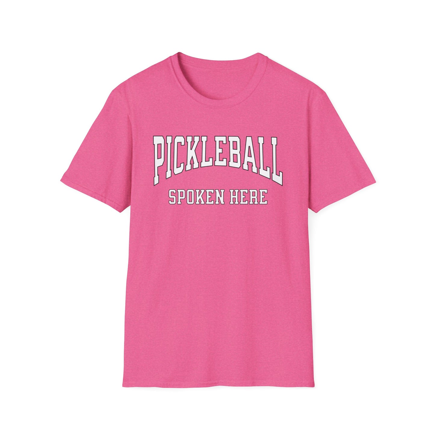 Pickleball Spoken Here. Pickleball Tee.