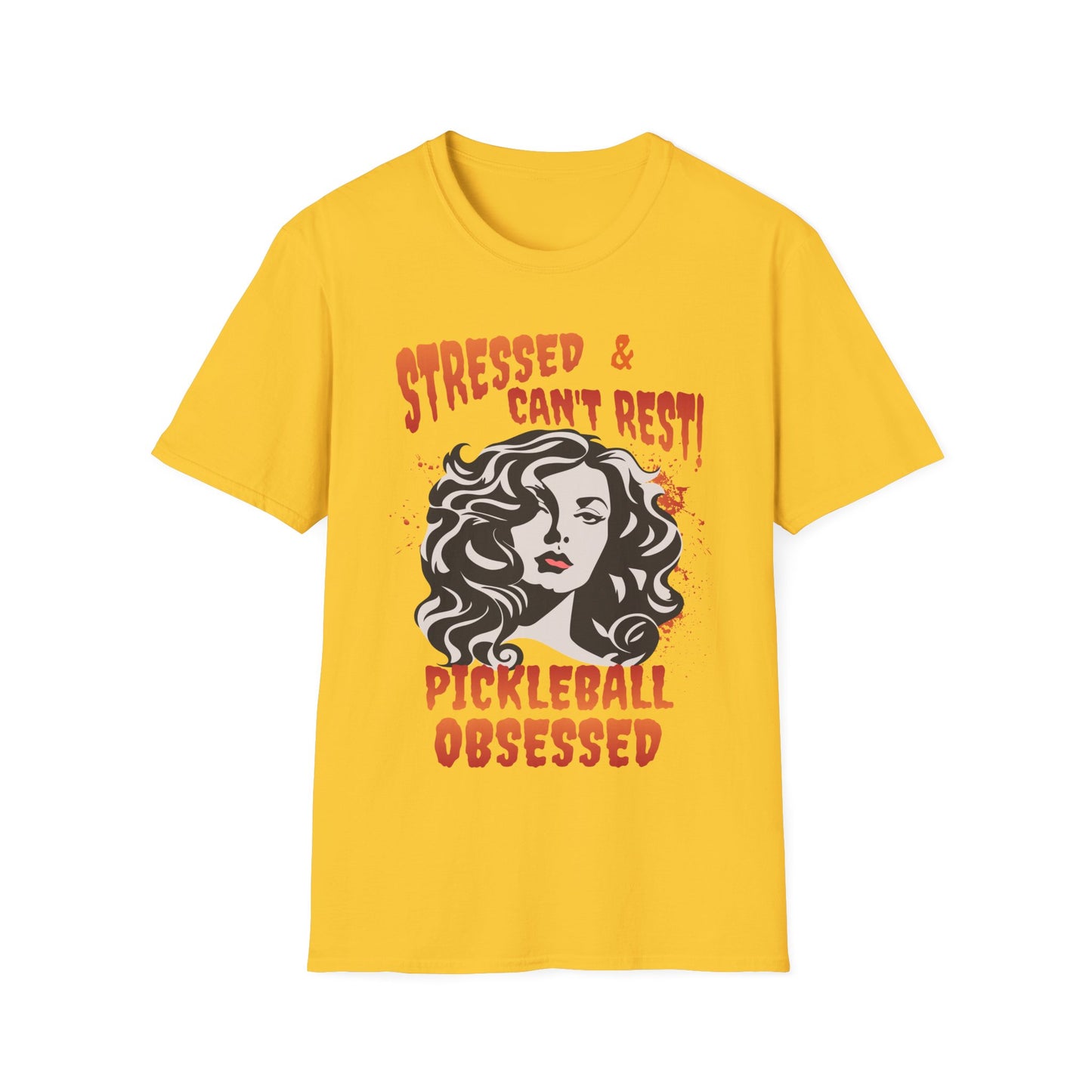 Stressed & Can't Rest. Pickleball Tee.