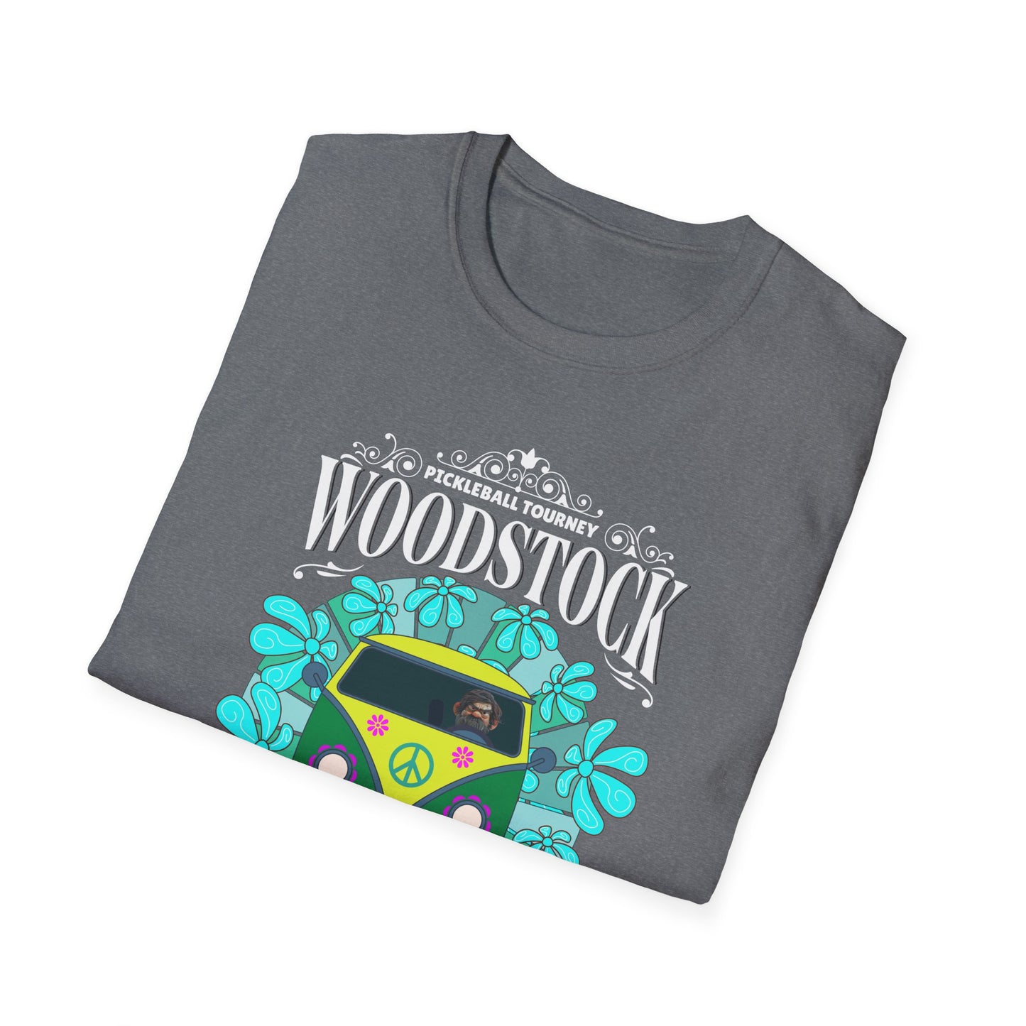 Woodstock. 3 Days of Pickleball.  Pickleball Tee.
