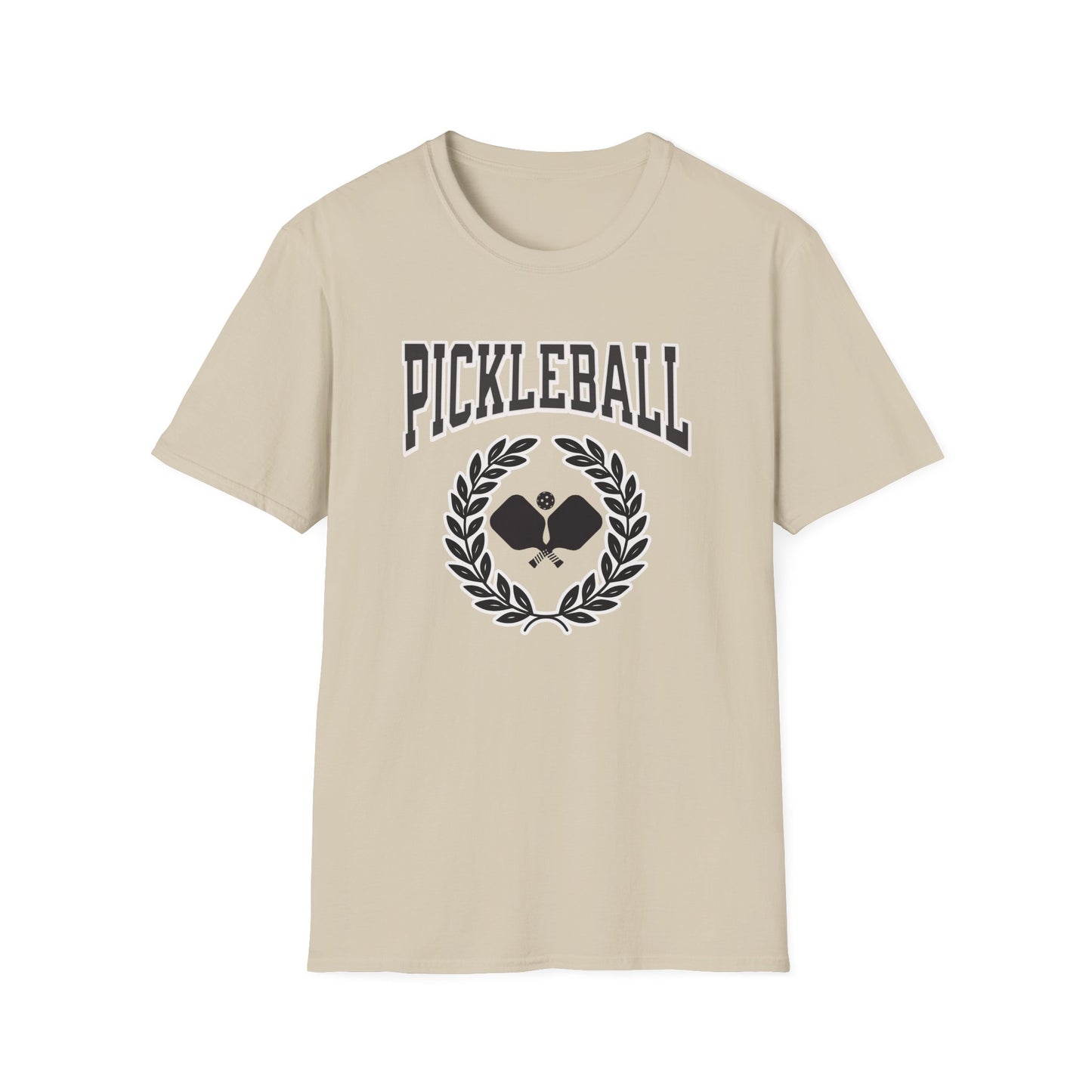 Pickleball with wreath. Pickleball Tee.