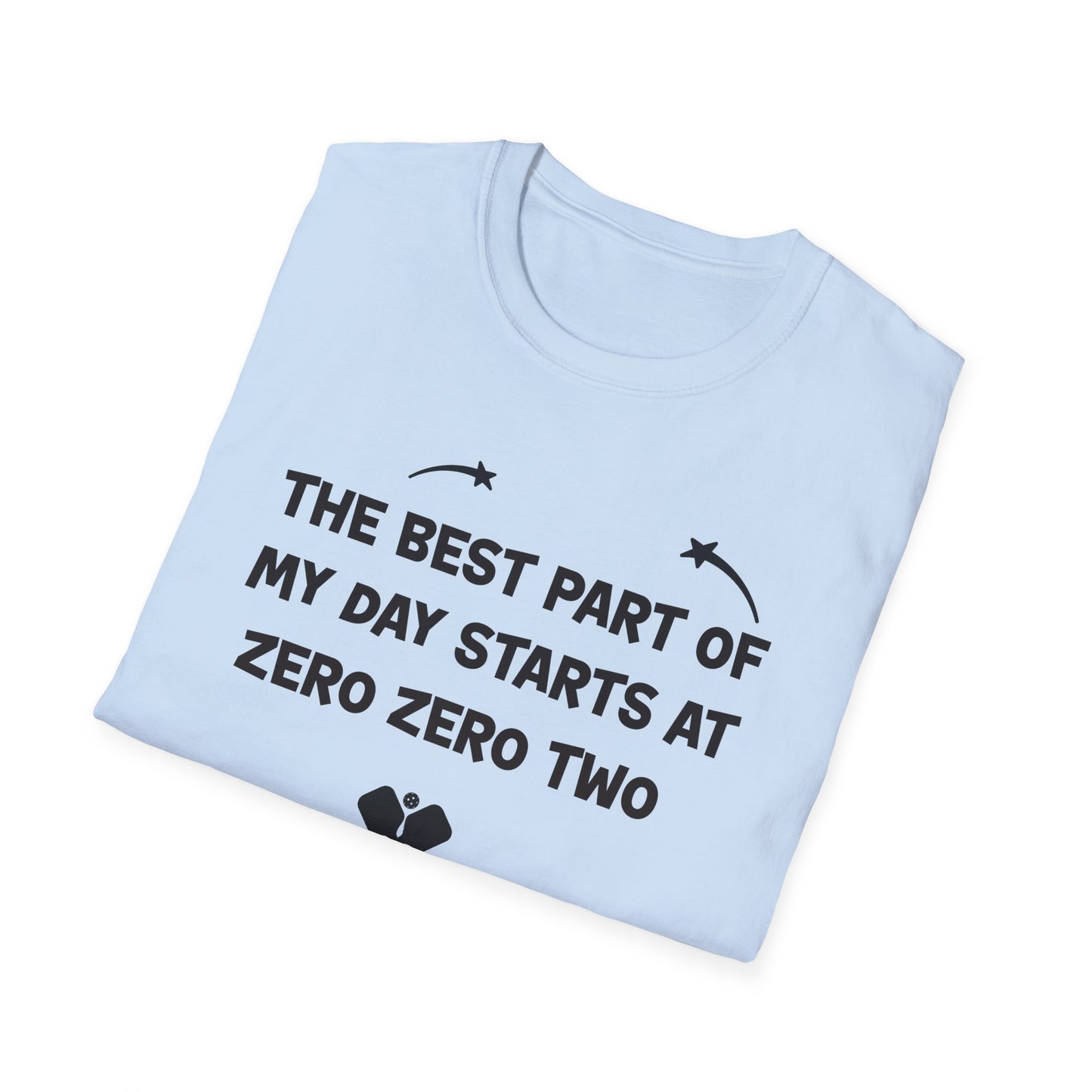 The Best Part of My Day Starts at.  Pickleball Tee.