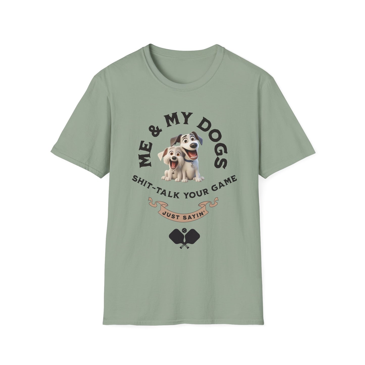 Me & My Dogs Pickleball Tee.