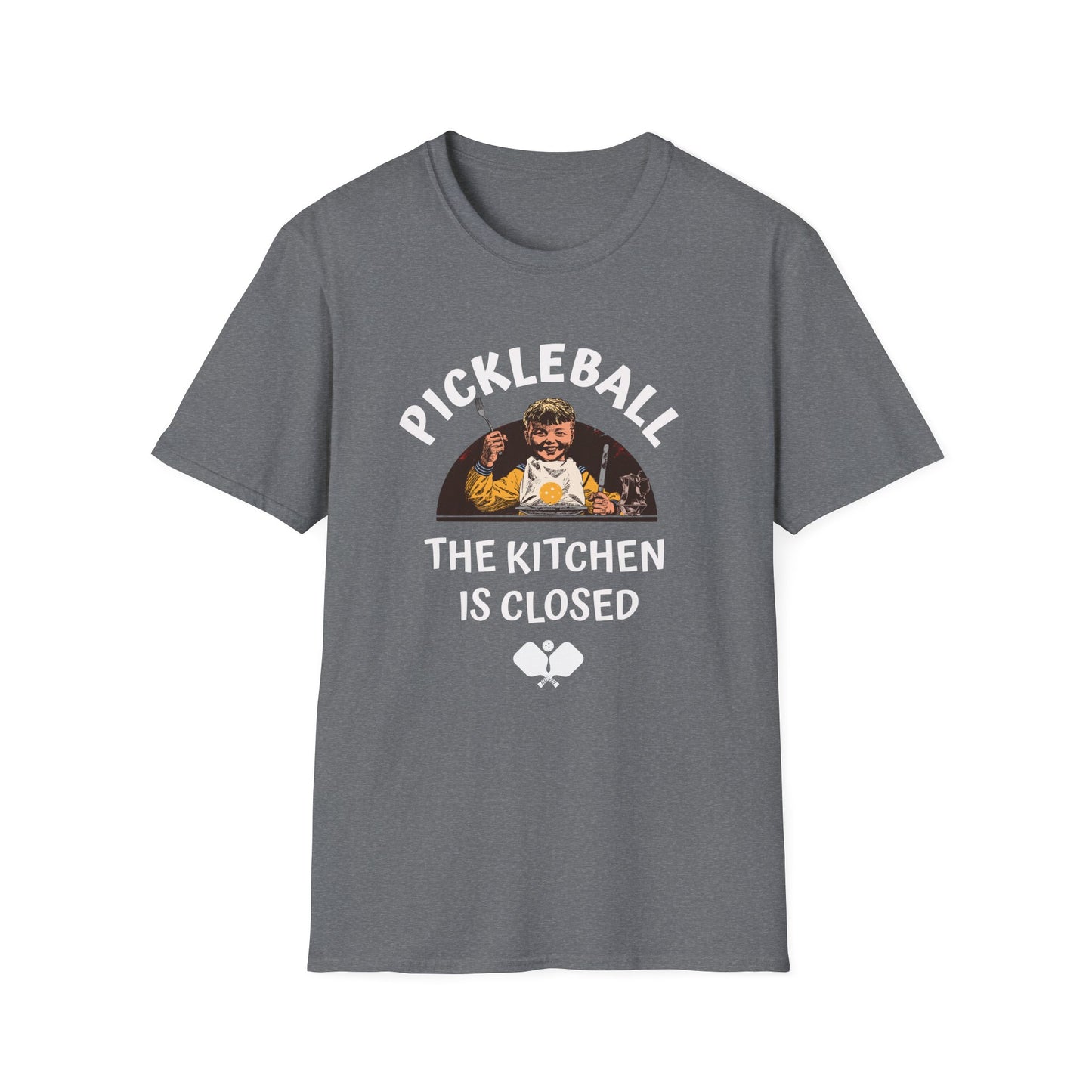 The Kitchen Is Closed. Pickleball Tee.