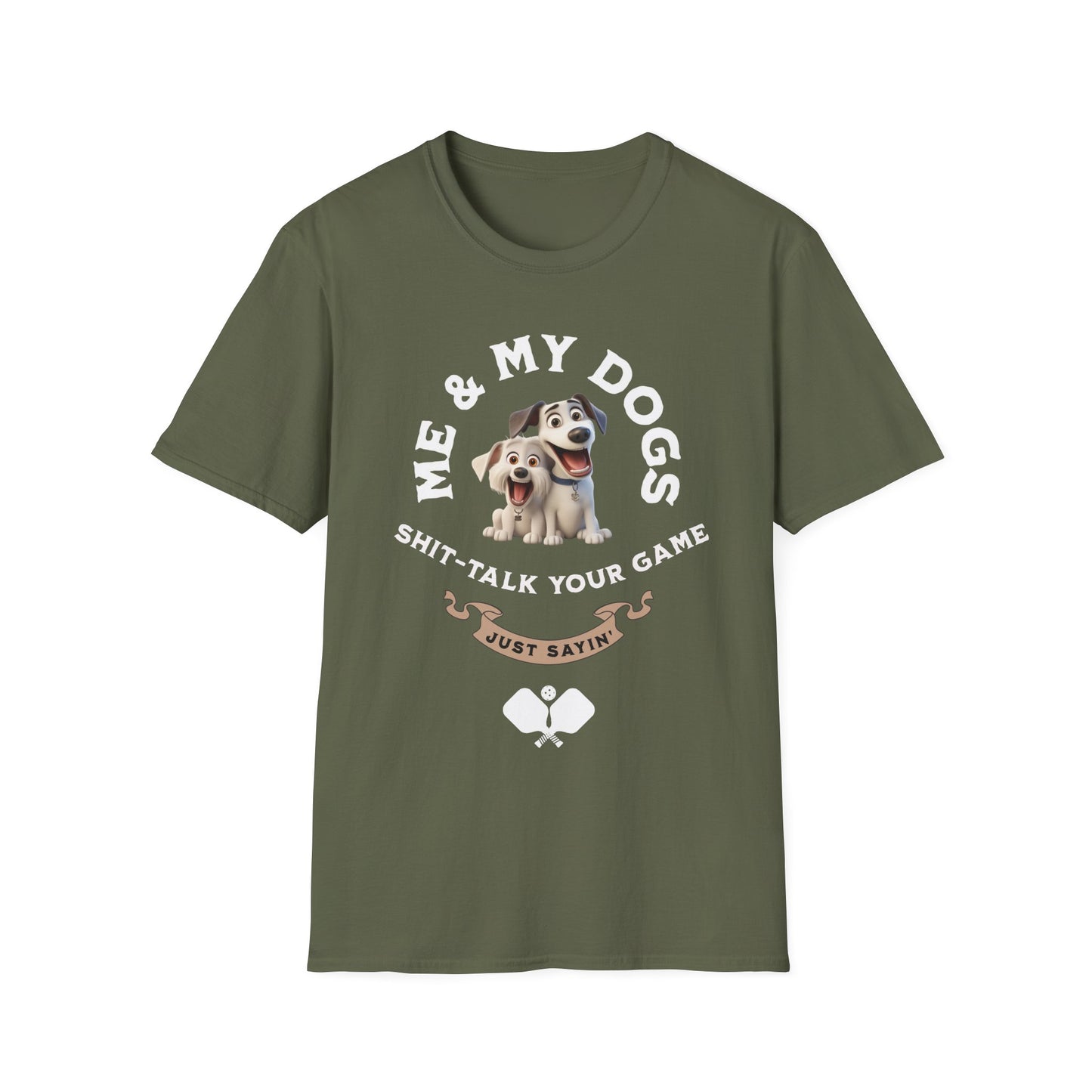 Me & My Dogs Pickleball Tee.
