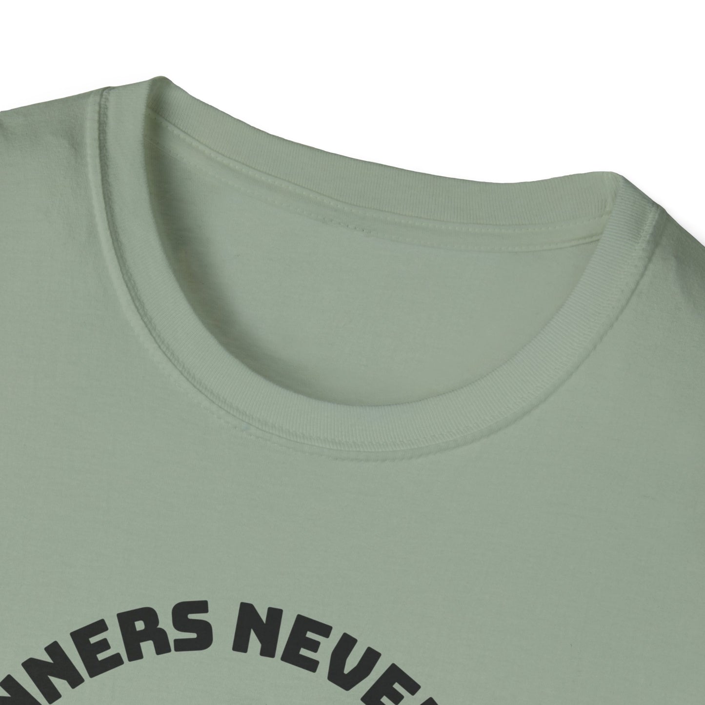 Winners Never Quit.  Pickleball Tee.