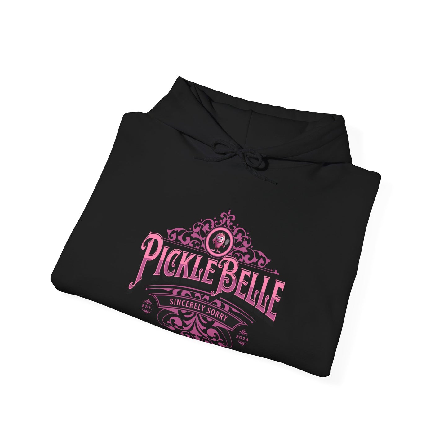 Picklebelle. Pickleball.. Unisex Heavy Blend™ Hooded Sweatshirt