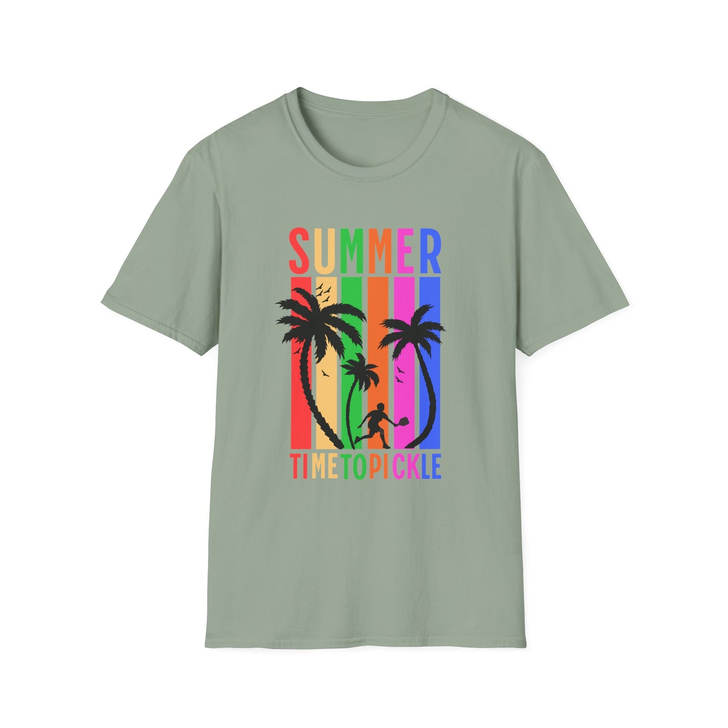 Summer. Time to pickle!. Pickleball Tee.