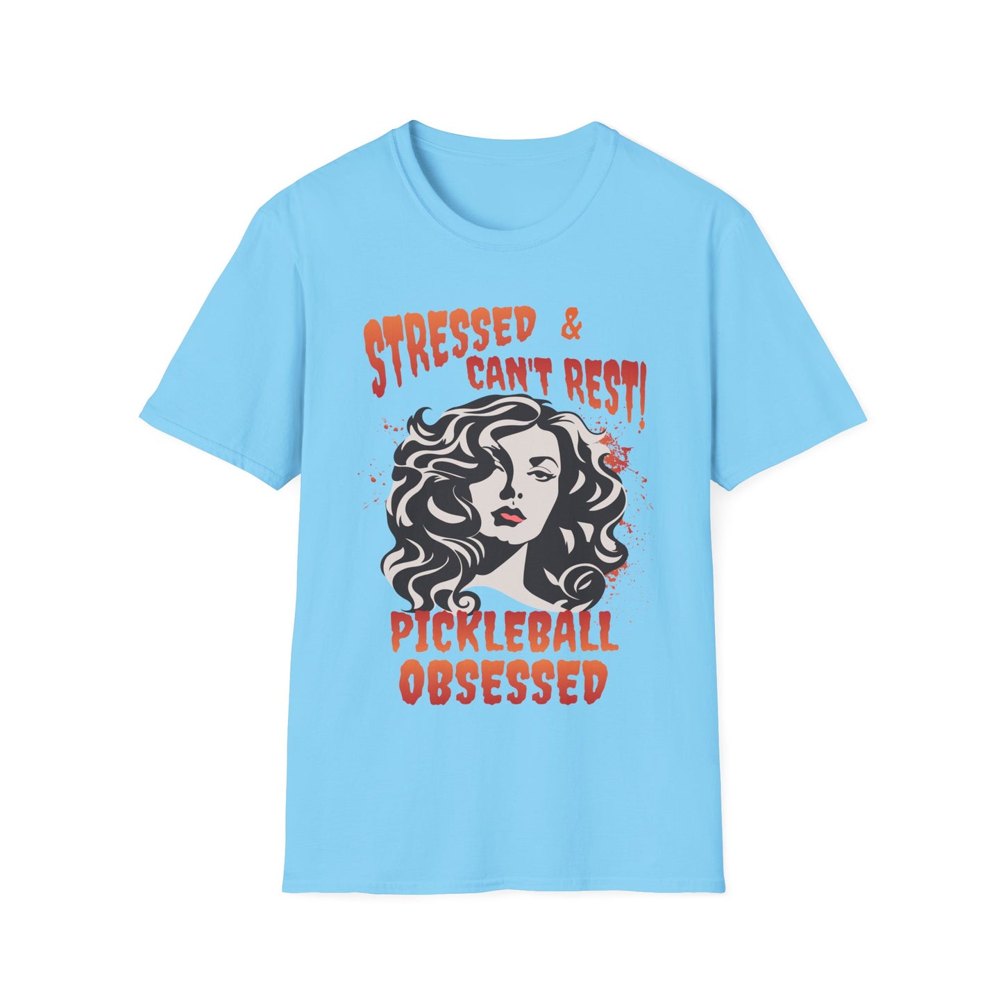 Stressed & Can't Rest. Pickleball Tee.
