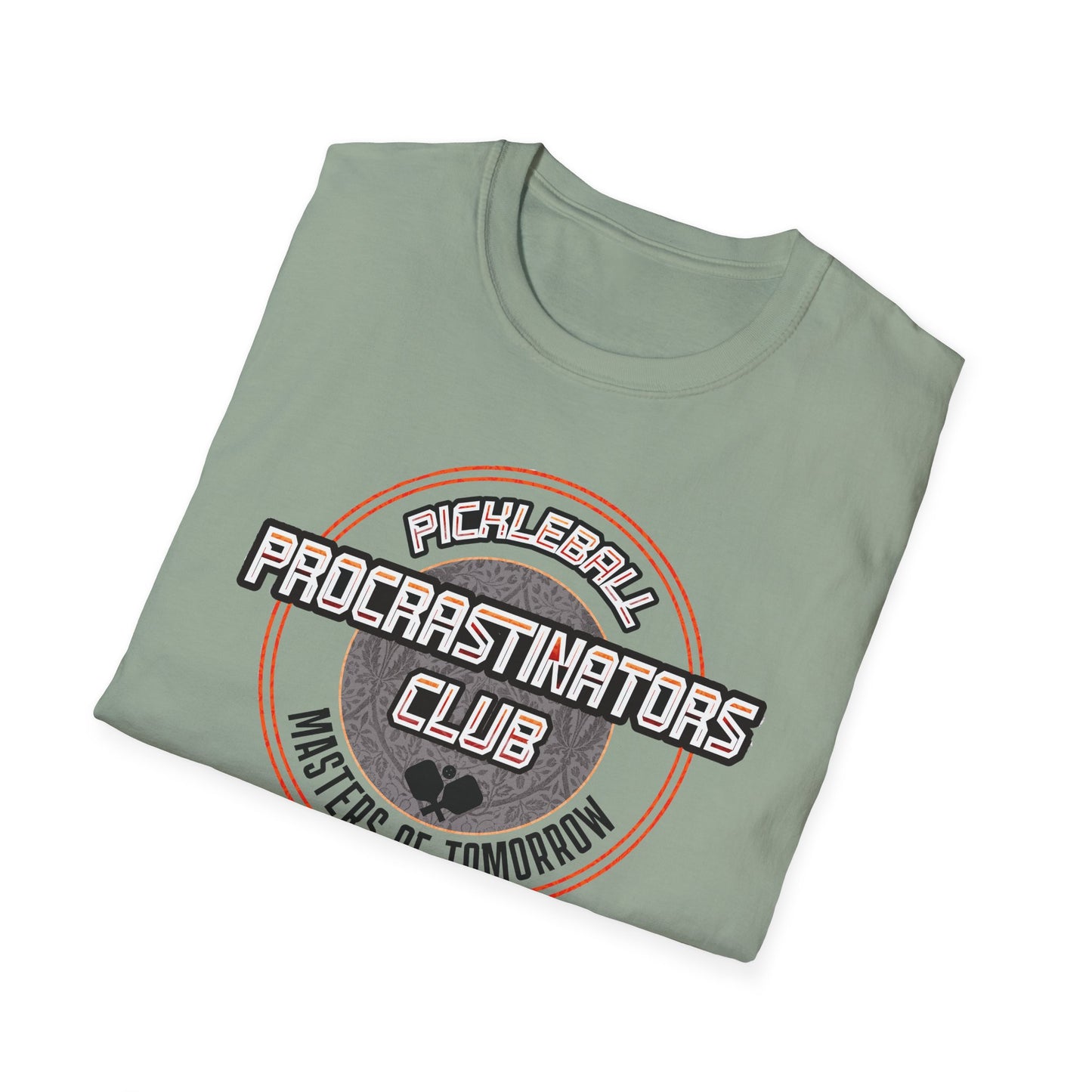 Pickleball Procrastinators Club.  Pickleball Tee.