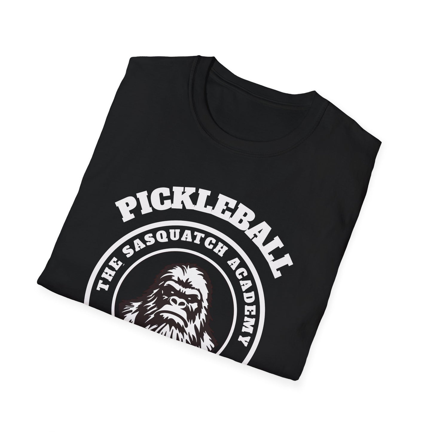 The Sasquatch Academy of Kitchen Domination. Pickleball Tee.