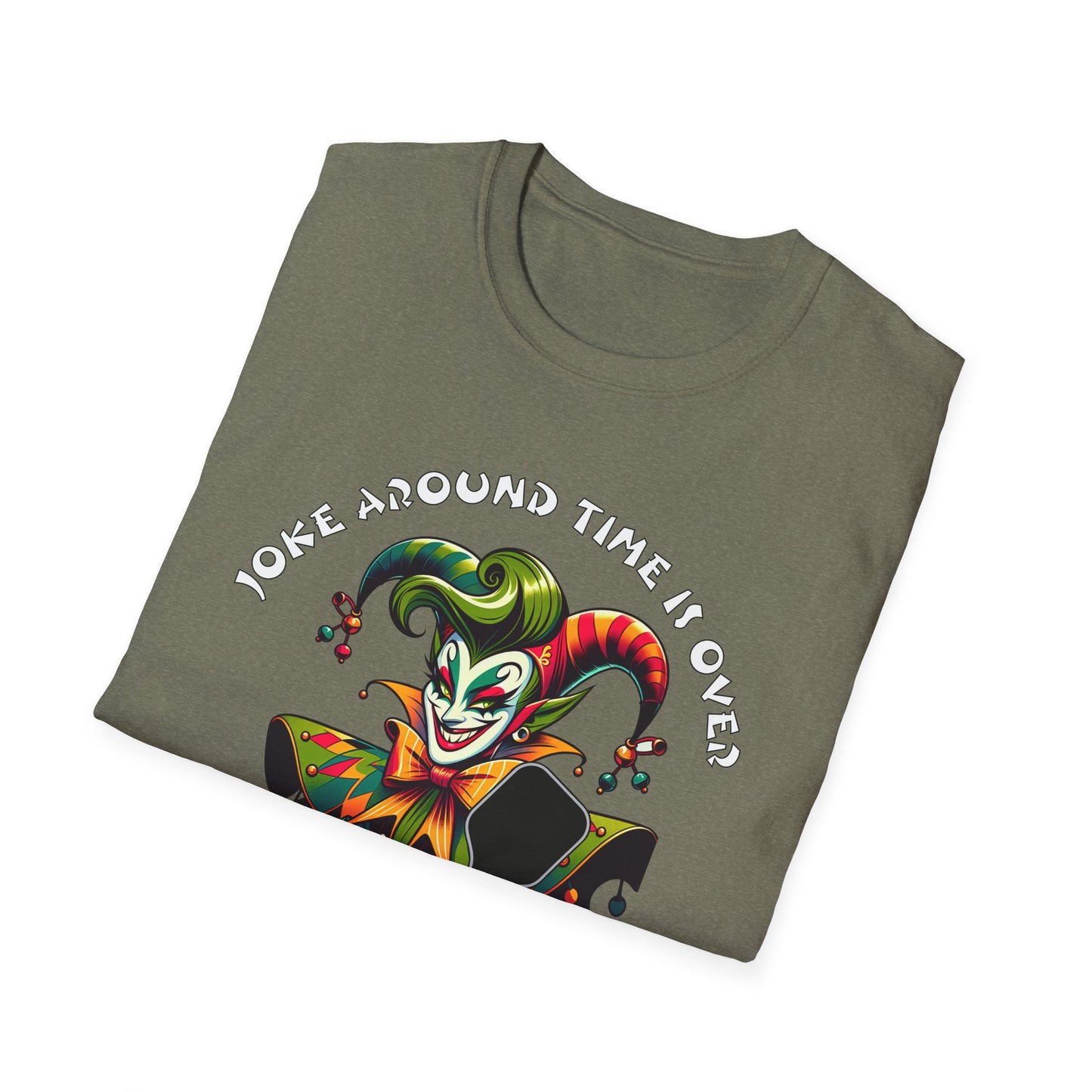 Joke Around Time Over. Pickleball Tee.
